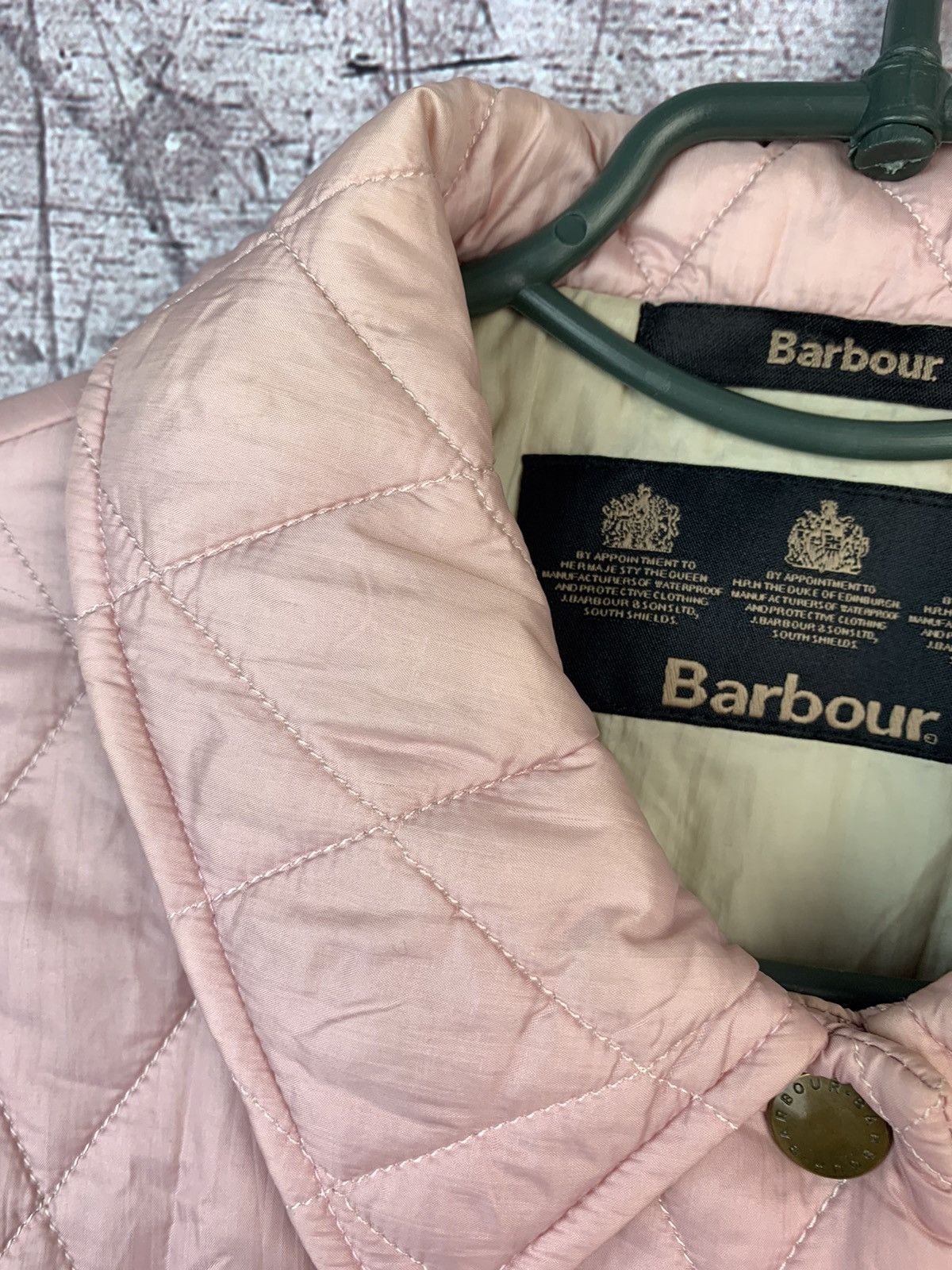 Barbour Barbour Vintage Womens Quilted Pink Jacket Size S / US 4 / IT 40 - 11 Thumbnail