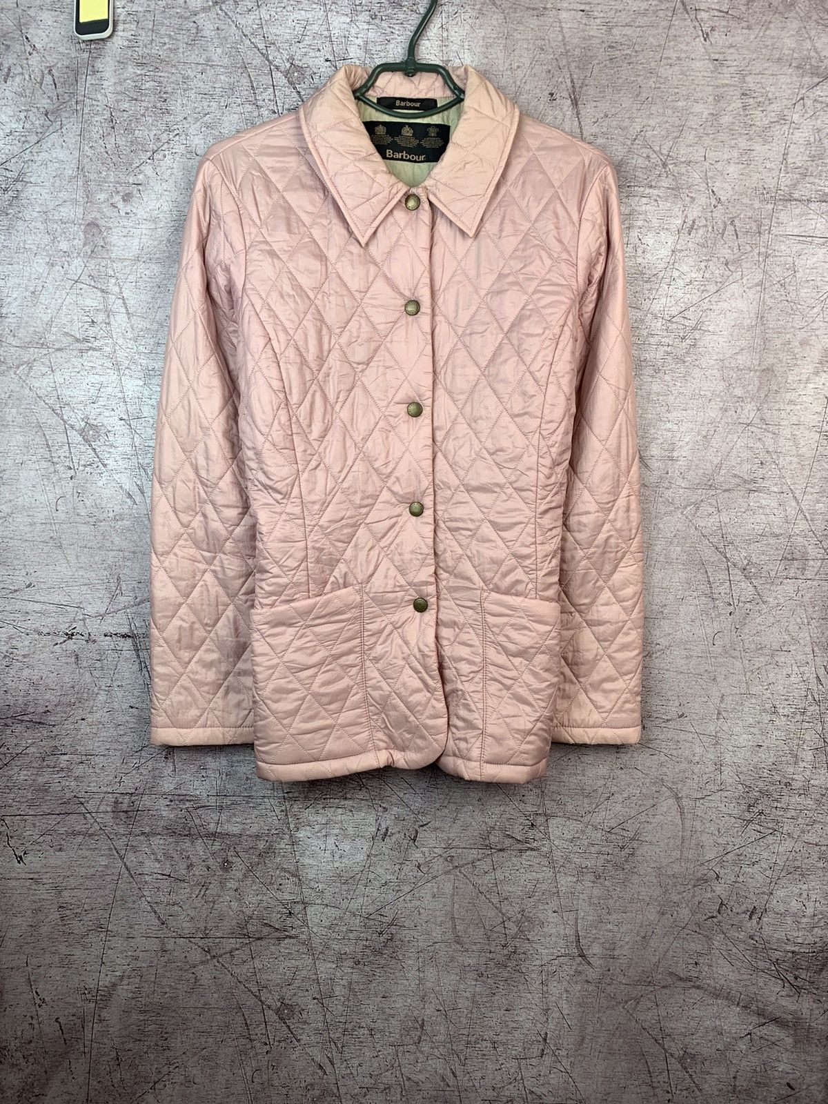 Barbour Barbour Vintage Womens Quilted Pink Jacket Size S / US 4 / IT 40 - 1 Thumbnail