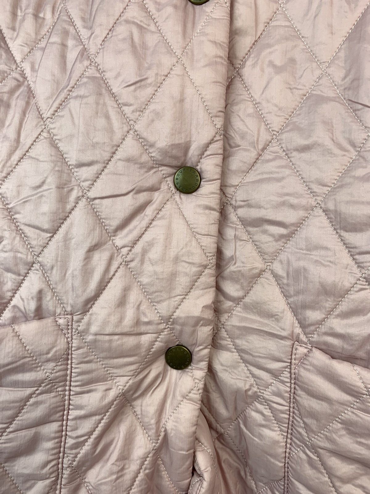 Barbour Barbour Vintage Womens Quilted Pink Jacket Size S / US 4 / IT 40 - 5 Thumbnail