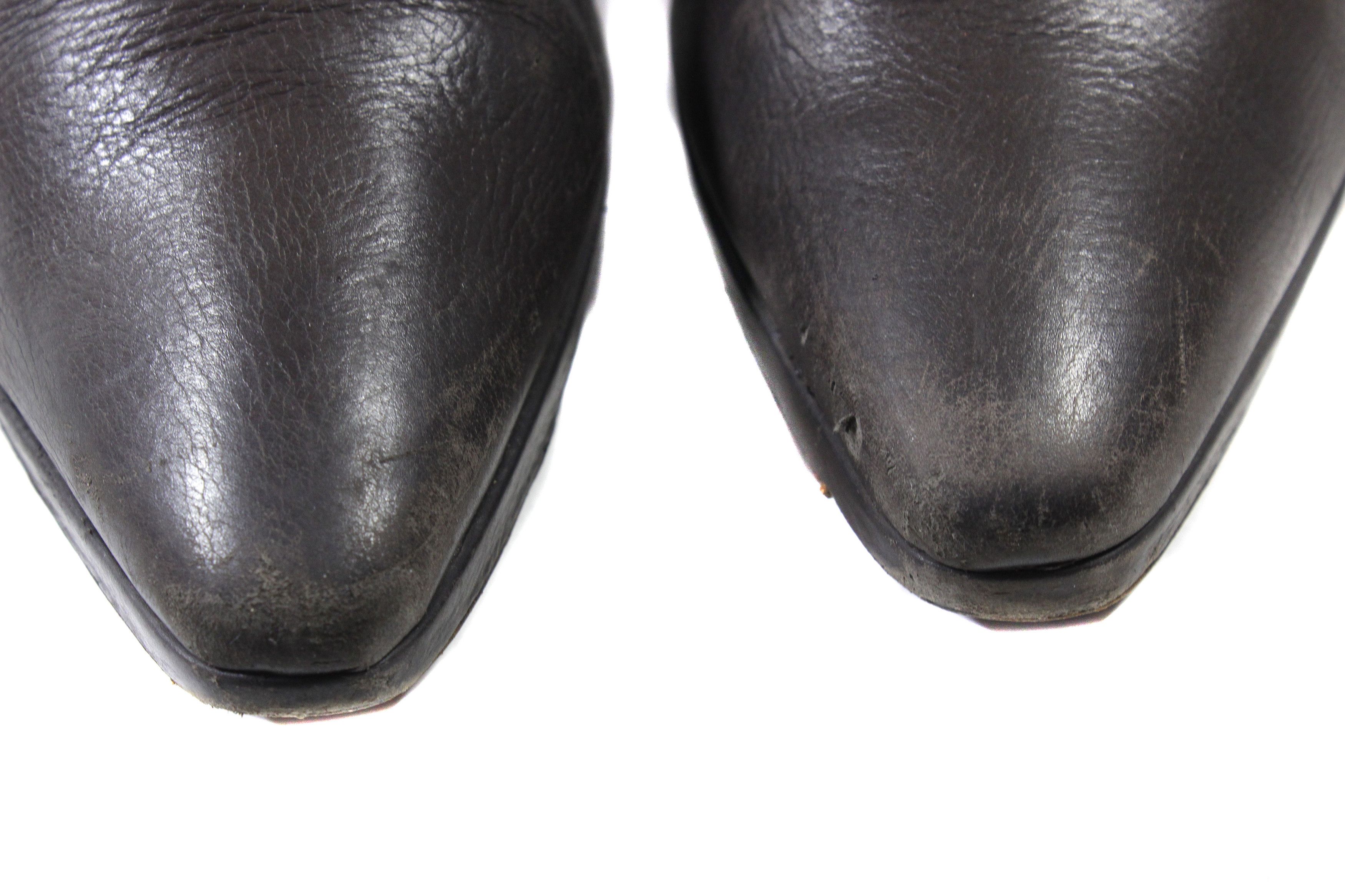 Prada Mainline Leather Ankleboots Size US 9 / IT 39 - 5 Thumbnail