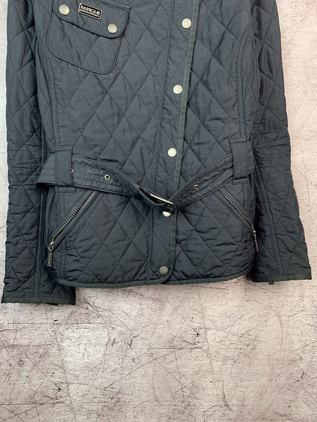 Barbour × Vintage Barbour International Womens Quilted Jacket Size S / US 4 / IT 40 - 9 Thumbnail