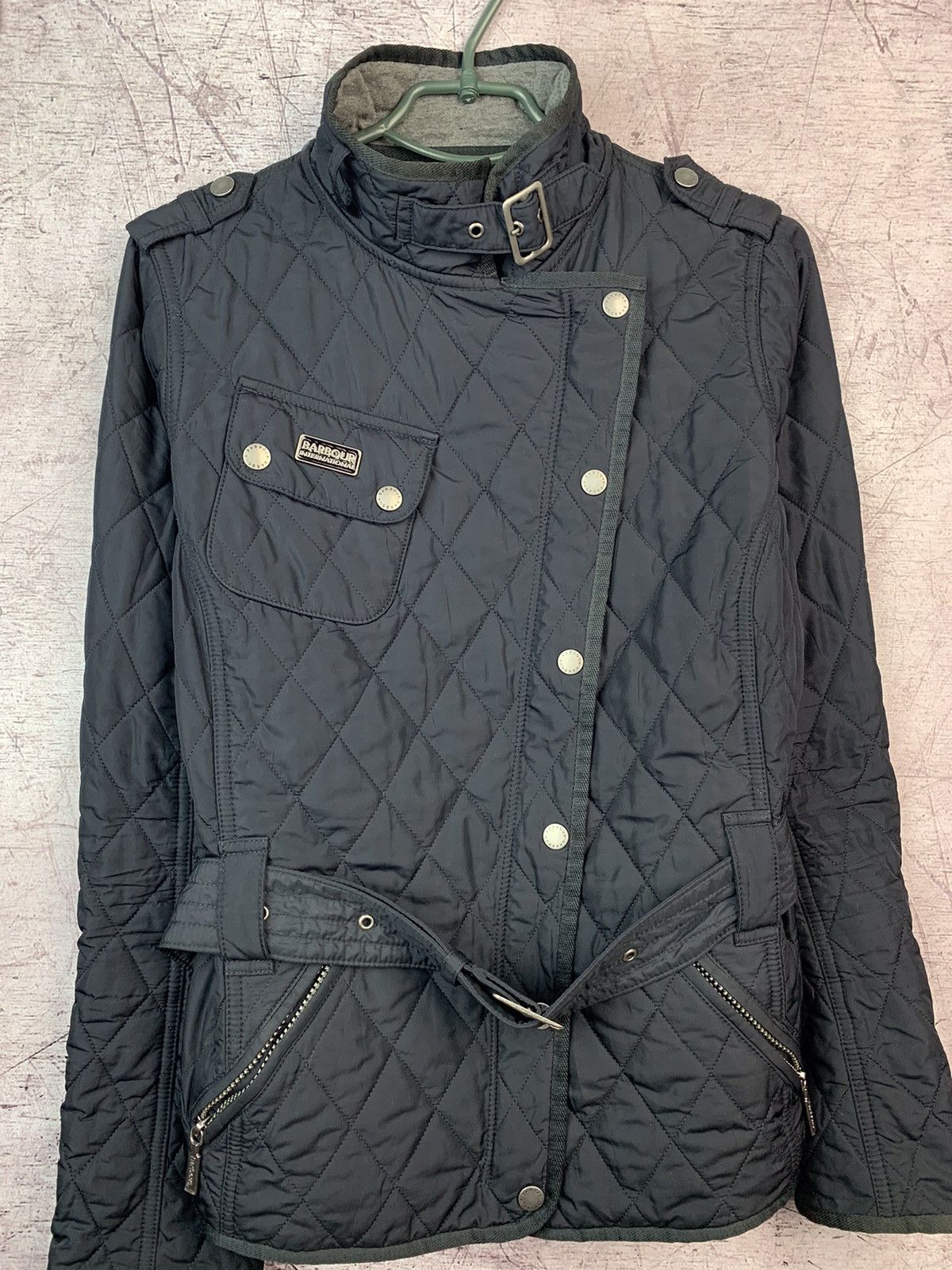 Barbour × Vintage Barbour International Womens Quilted Jacket Size S / US 4 / IT 40 - 2 Thumbnail