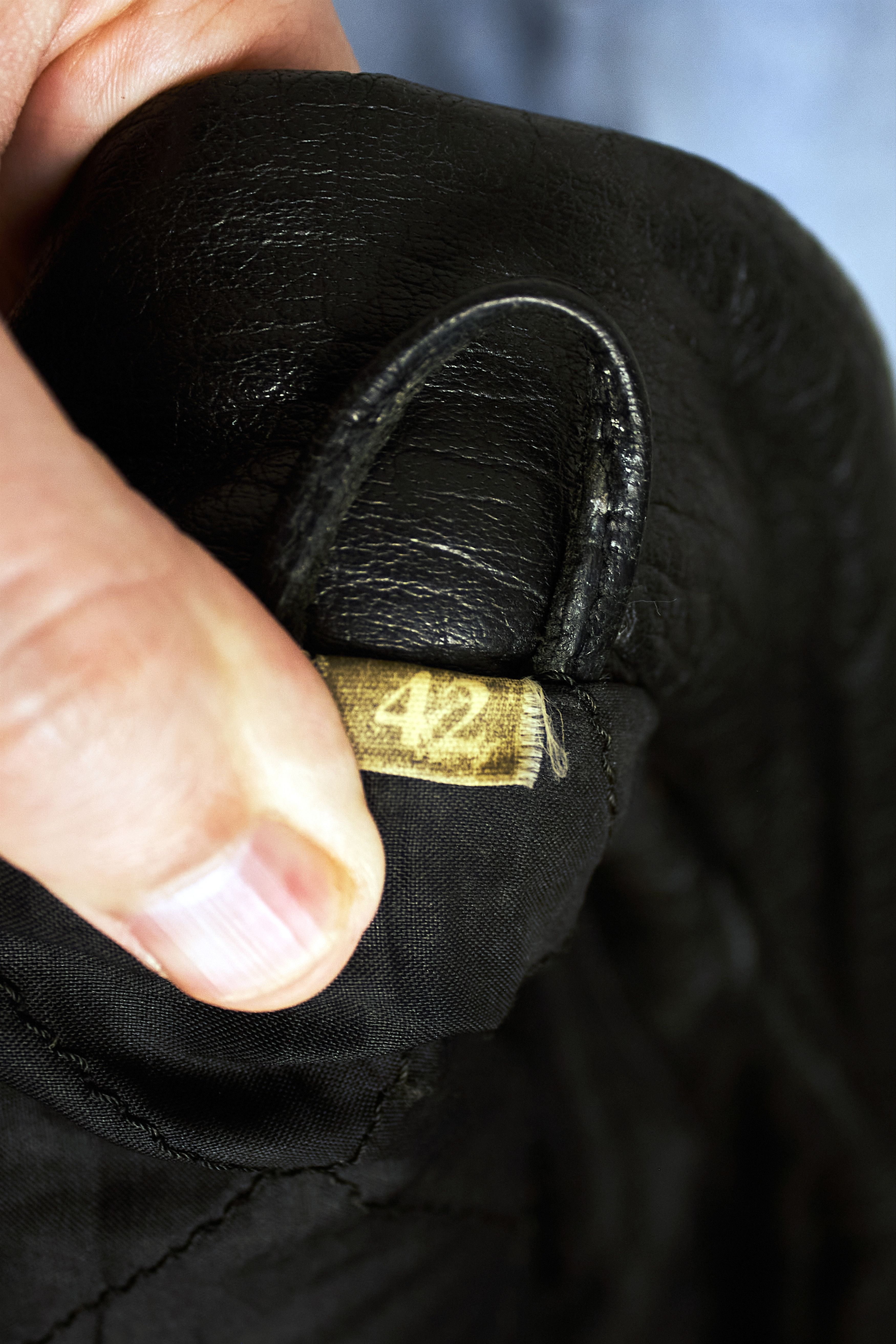 Vintage Vintage 80s Black Leather Motorcycle Biker Jacket Cafe Racer Size US L / EU 52-54 / 3 - 16 Thumbnail