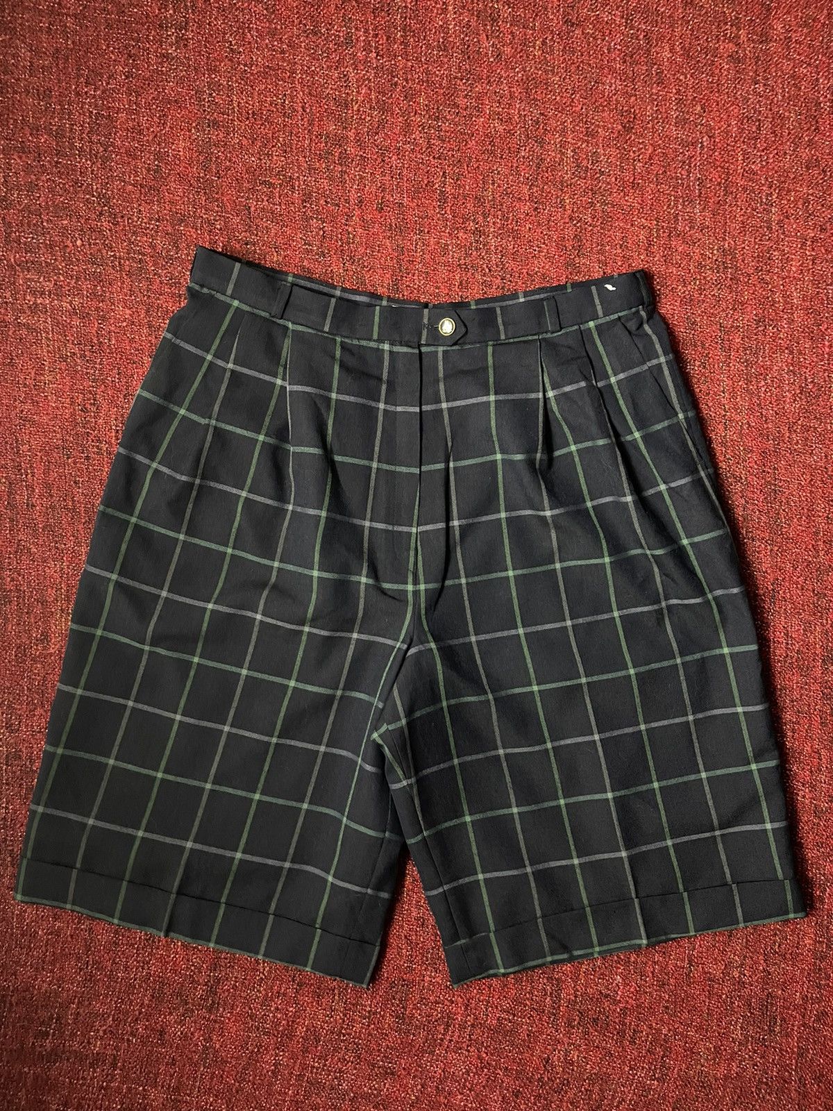 Burberry × Vintage Burberry’s vintage 80s tartan shorts Size 36" / US 14 / IT 50 - 1 Thumbnail