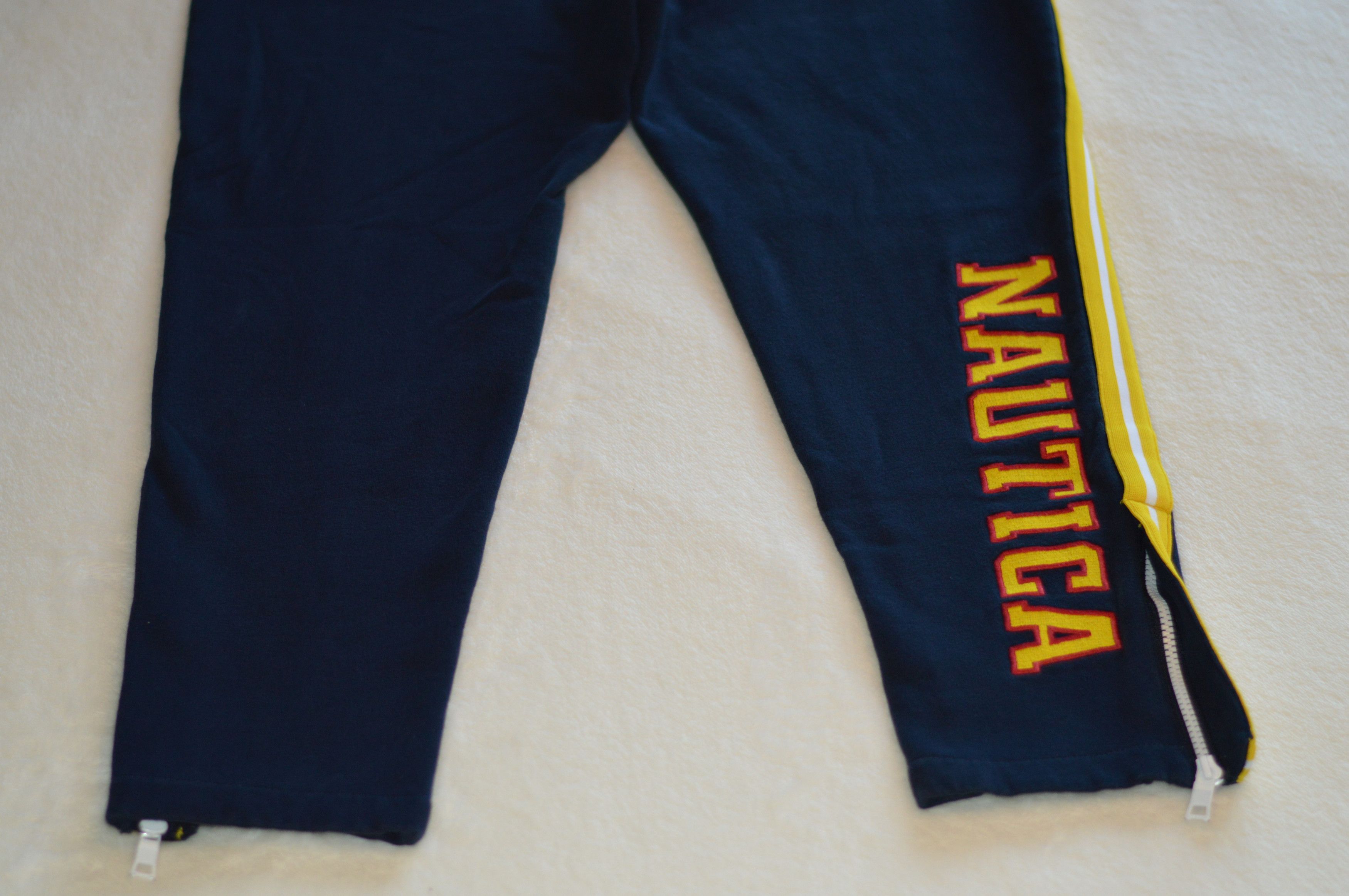 Lil Yachty × Nautica Nautica Lil Yachty Collection Navy Blue & Yellow Sweatpants Size US 32 / EU 48 - 3 Thumbnail