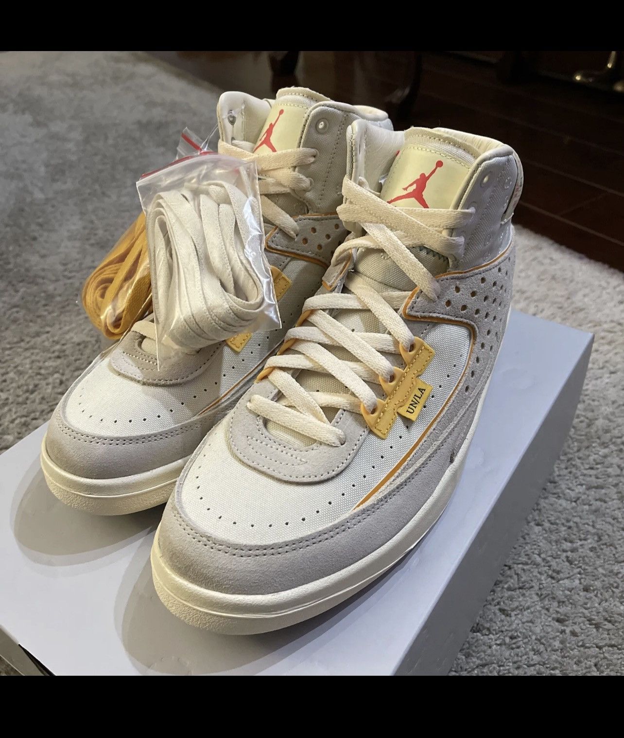 Jordan Brand × Nike Nike Air Jordan 2 Union Rattan size 9.5m Size US 9.5 / EU 42-43 - 1 Thumbnail