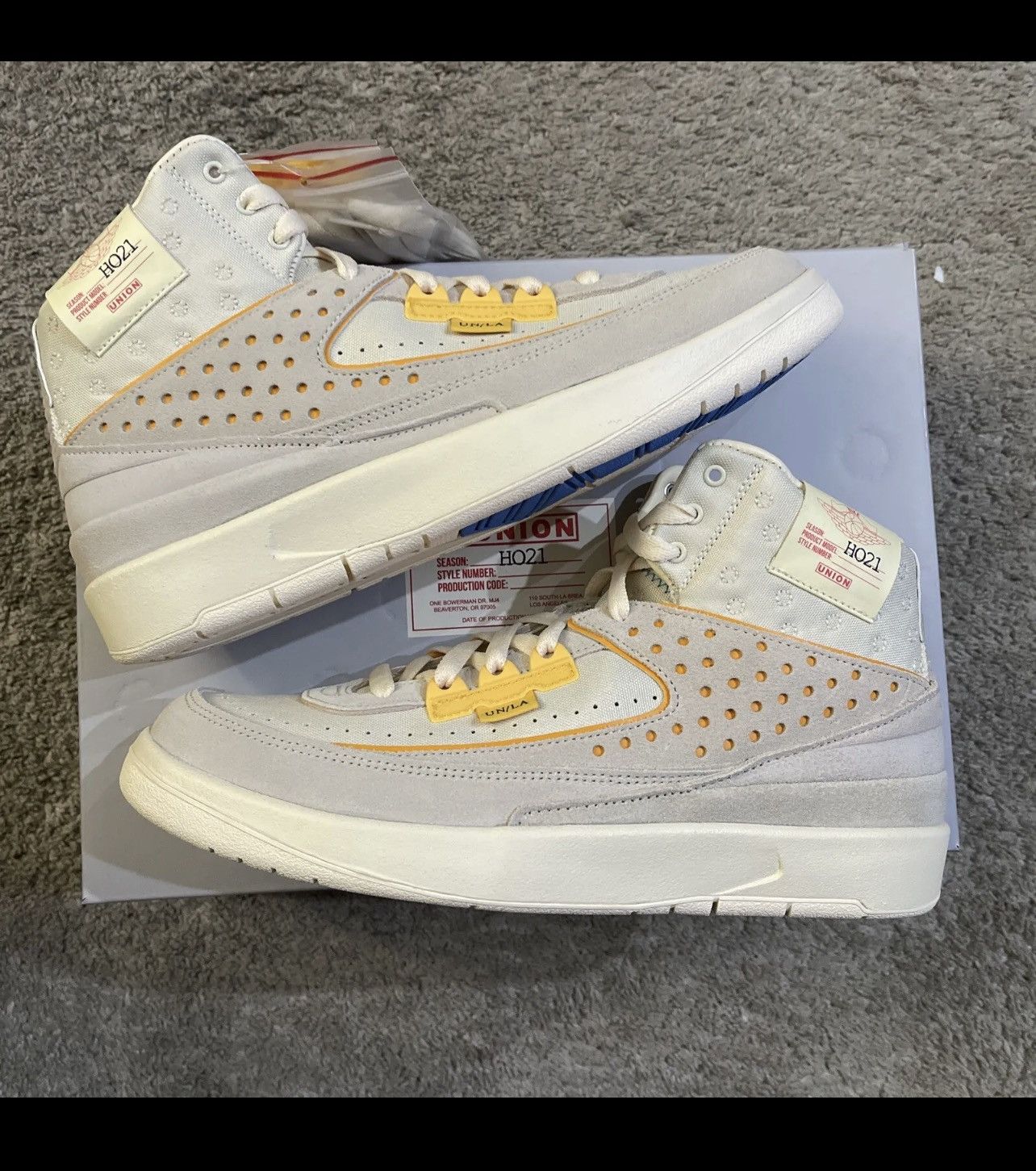 Jordan Brand × Nike Nike Air Jordan 2 Union Rattan size 9.5m Size US 9.5 / EU 42-43 - 3 Thumbnail