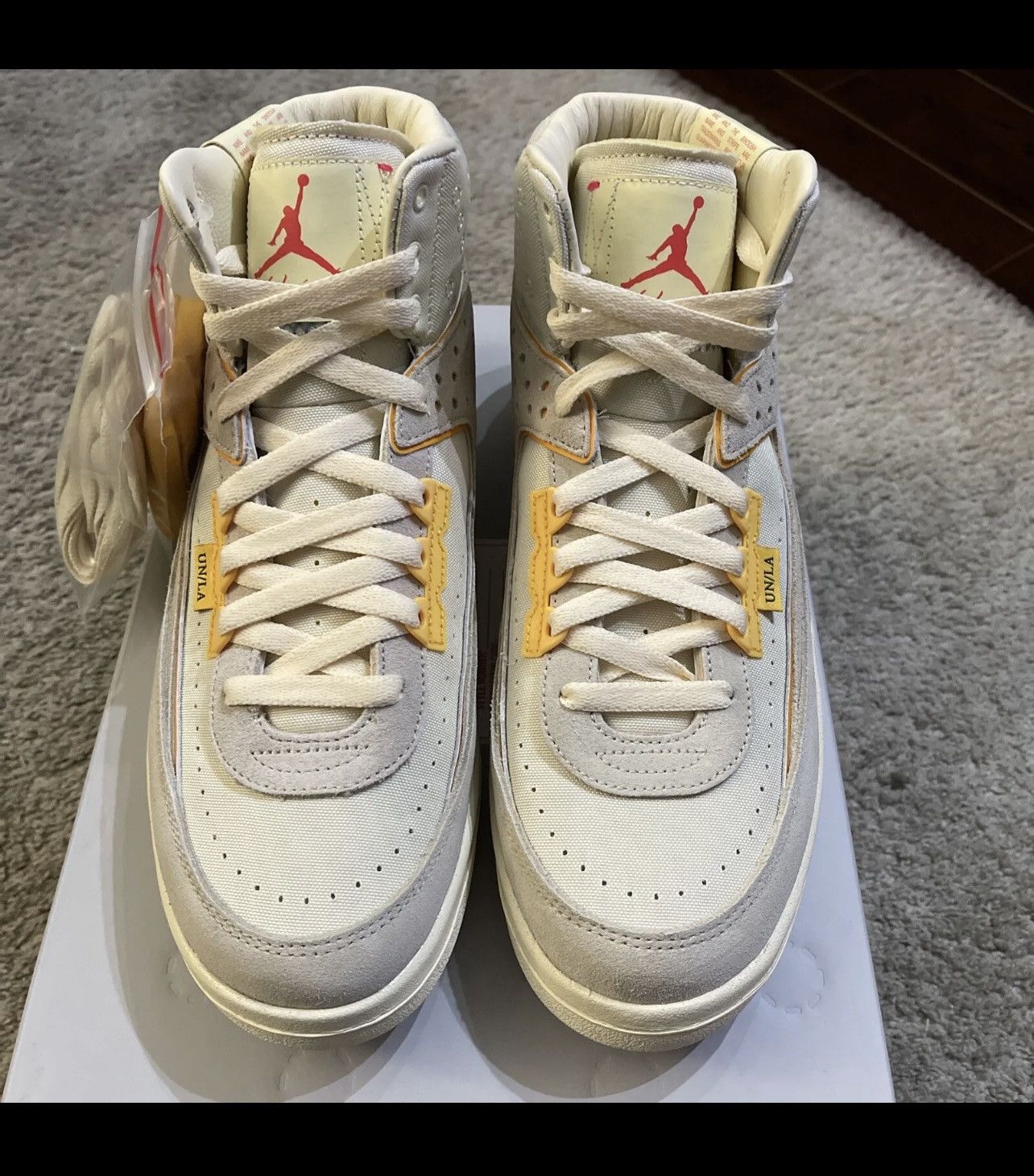 Jordan Brand × Nike Nike Air Jordan 2 Union Rattan size 9.5m Size US 9.5 / EU 42-43 - 2 Thumbnail