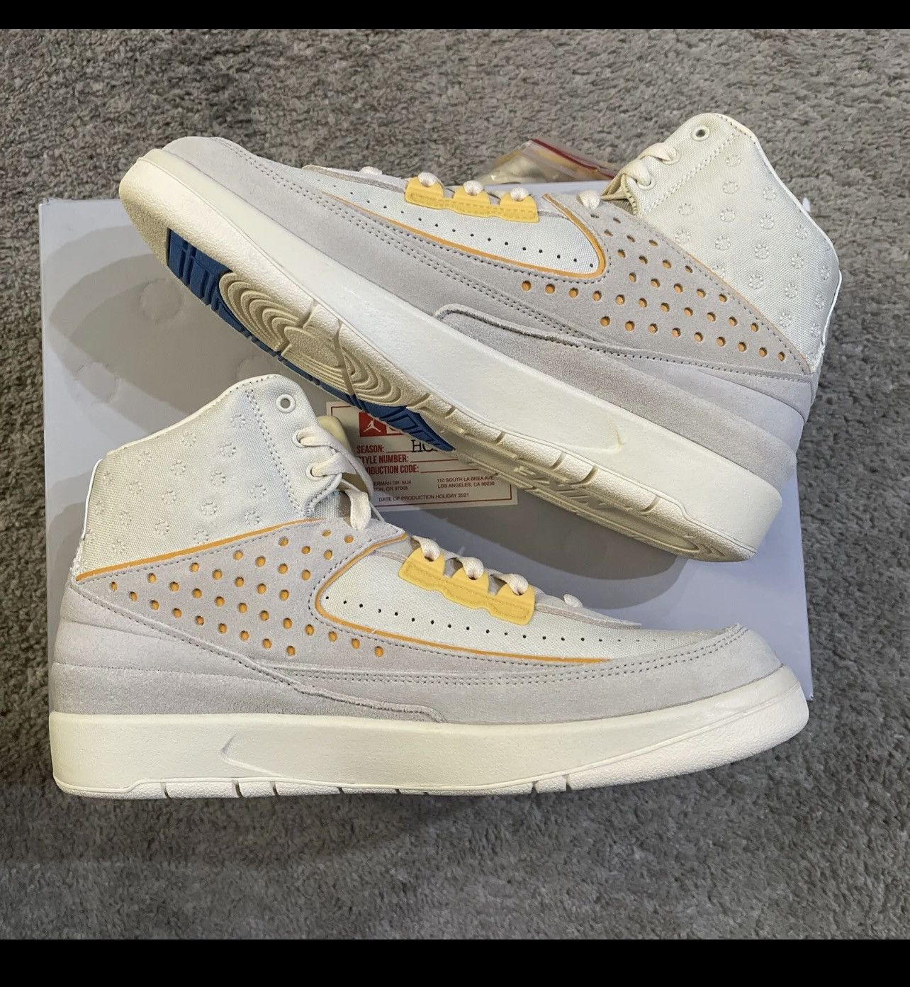 Jordan Brand × Nike Nike Air Jordan 2 Union Rattan size 9.5m Size US 9.5 / EU 42-43 - 4 Thumbnail