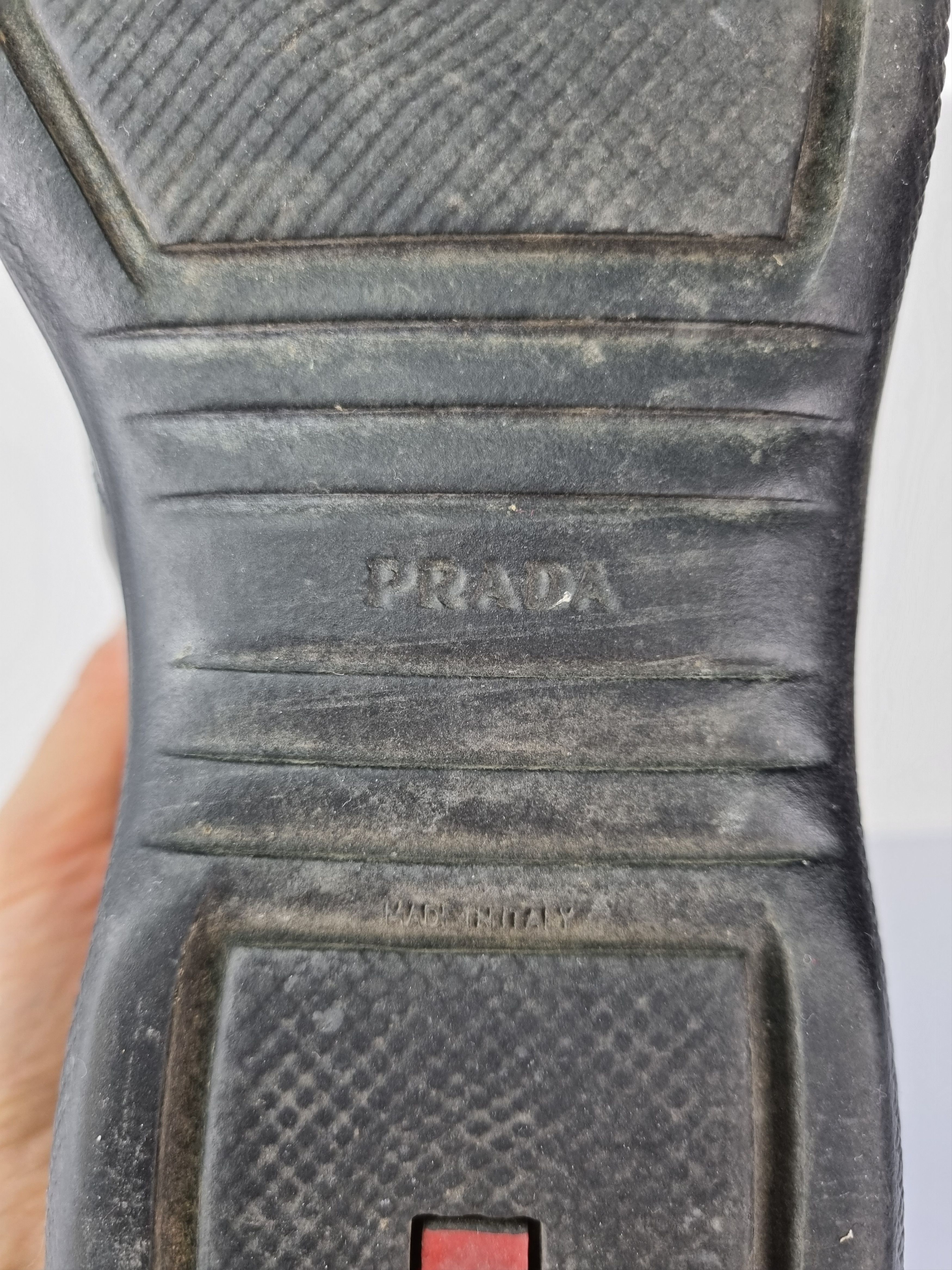 Prada Unique Prada Leather Derby Oxford Style Sneakers Size US 8 / EU 41 - 10 Thumbnail