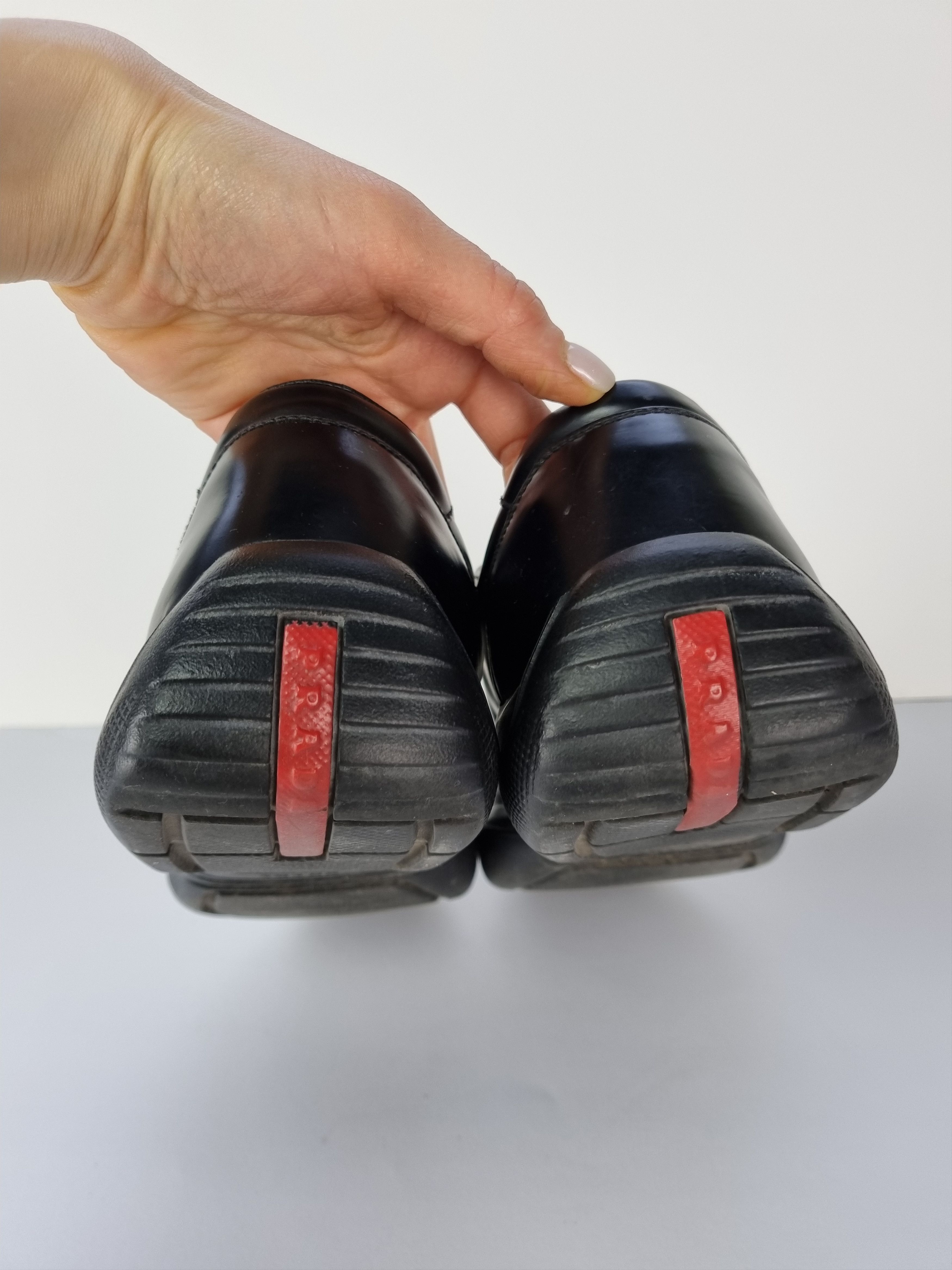 Prada Unique Prada Leather Derby Oxford Style Sneakers Size US 8 / EU 41 - 12 Thumbnail