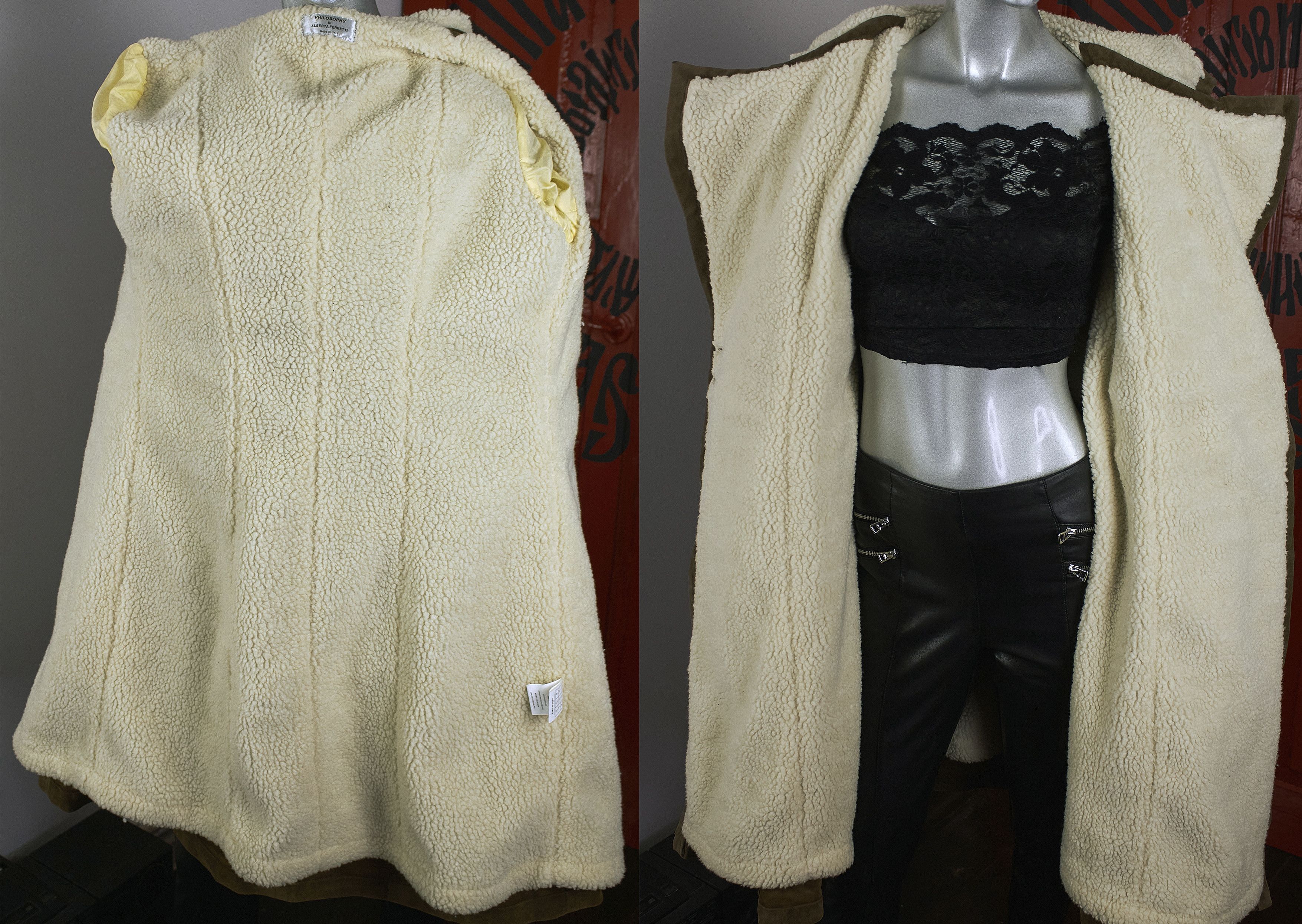 Alberta Ferretti Philosophy di Alberta Ferretti Vintage Penny Lane Coat 2003 Size M / US 6-8 / IT 42-44 - 8 Thumbnail