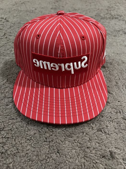 Supreme SUPREME x COMME des GARCONS 14 SS NEW ERA CAP RED 7-1/2