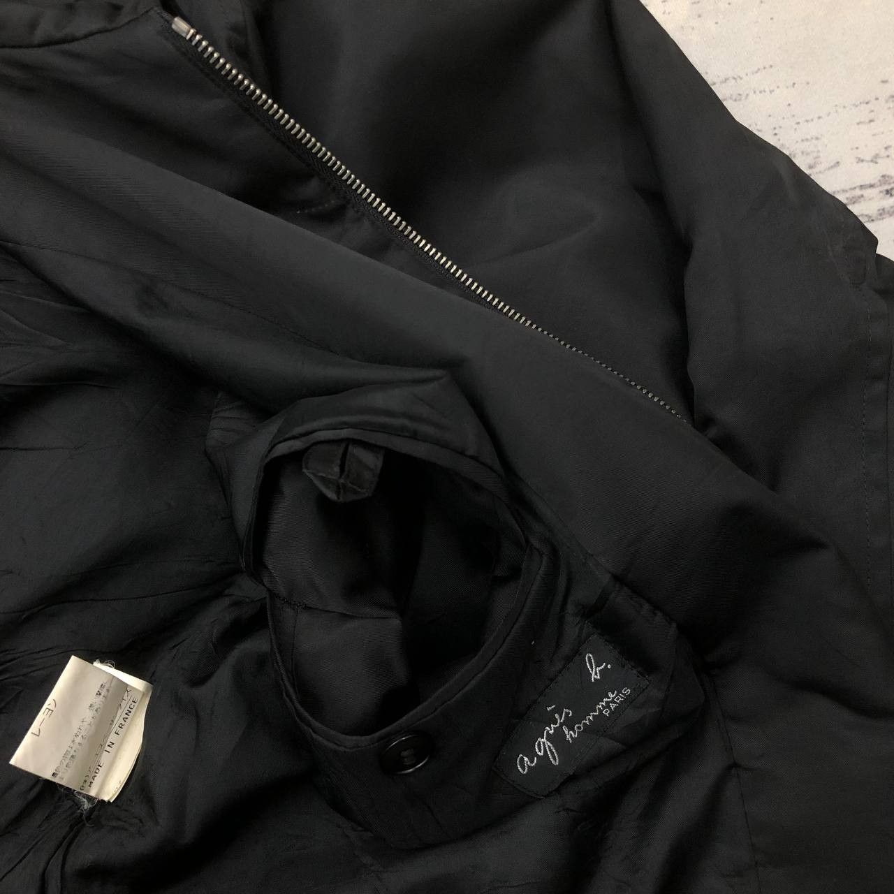 Vintage × agnes b. Y312 AGNES B HOMME MADE IN PARIS BOMBER JACKET Size XS / US 0-2 / IT 36-38 - 6 Thumbnail