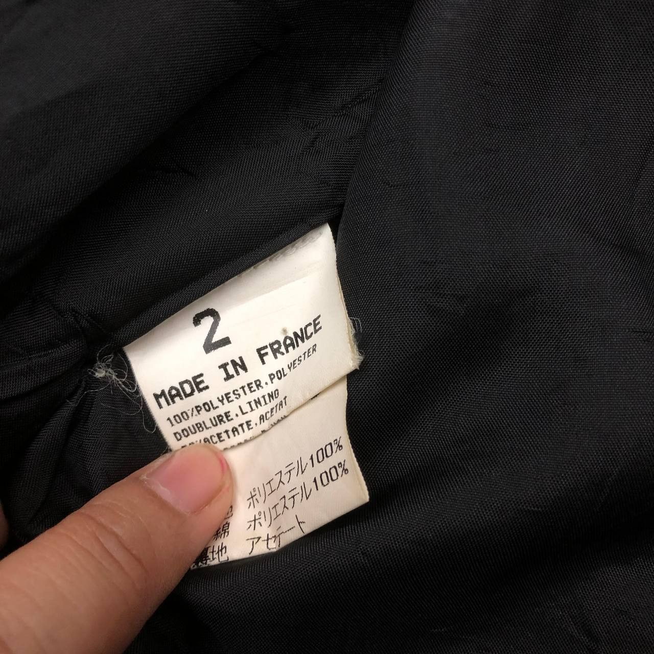 Vintage × agnes b. Y312 AGNES B HOMME MADE IN PARIS BOMBER JACKET Size XS / US 0-2 / IT 36-38 - 10 Thumbnail