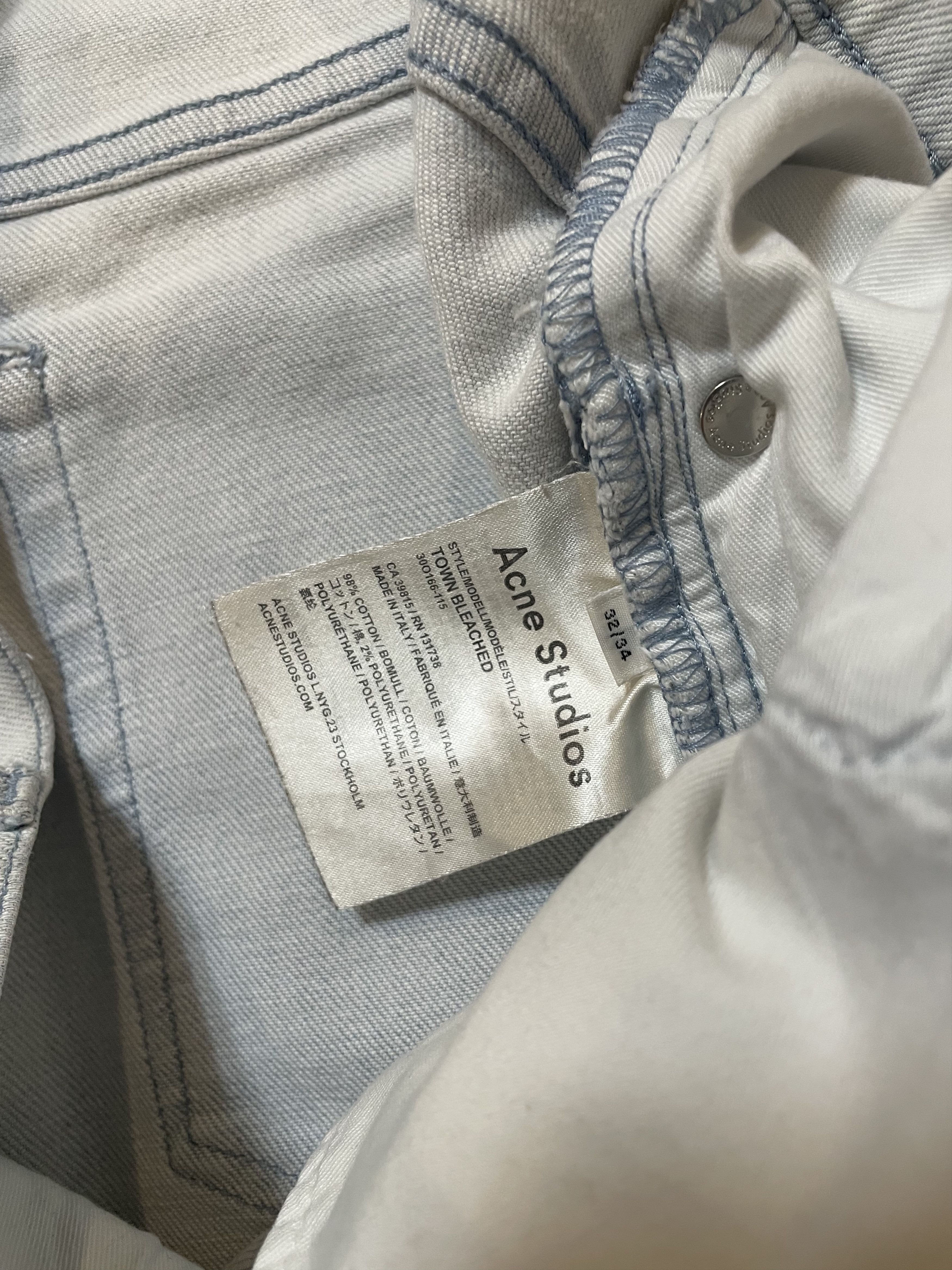 Acne Studios Acne Studios Light Wash Denim Jeans Size US 32 / EU 48 - 11 Thumbnail