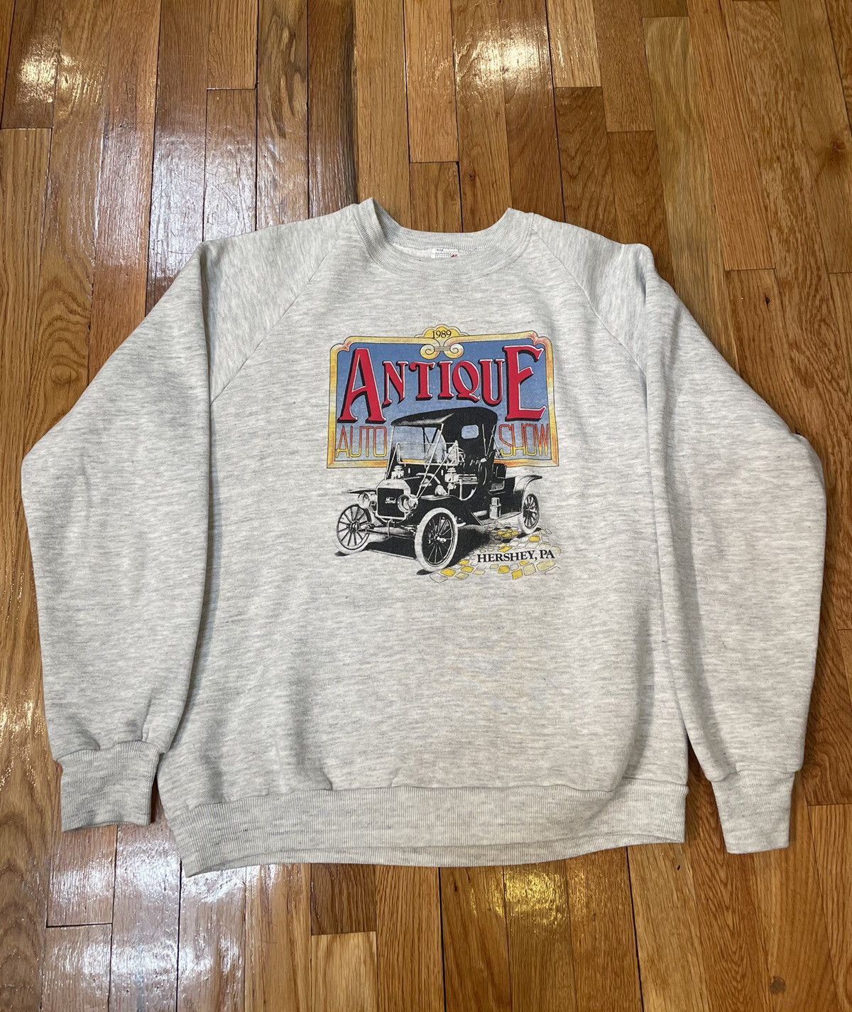 Jerzees × Vintage 1989 Antique Auto Show Hershey PA Vintage Size US M / EU 48-50 / 2 - 1 Thumbnail