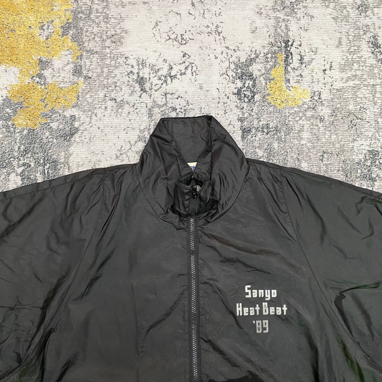 Bon Jovi × Sanyo × Vintage Z185 Vintage 80s Bon Jovi Sanyo Heat Beat 89 Windbreaker Size US M / EU 48-50 / 2 - 4 Thumbnail