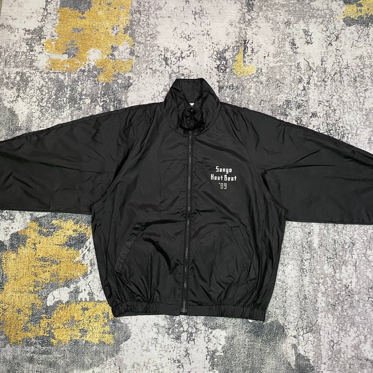 Bon Jovi × Sanyo × Vintage Z185 Vintage 80s Bon Jovi Sanyo Heat Beat 89 Windbreaker Size US M / EU 48-50 / 2 - 3 Thumbnail