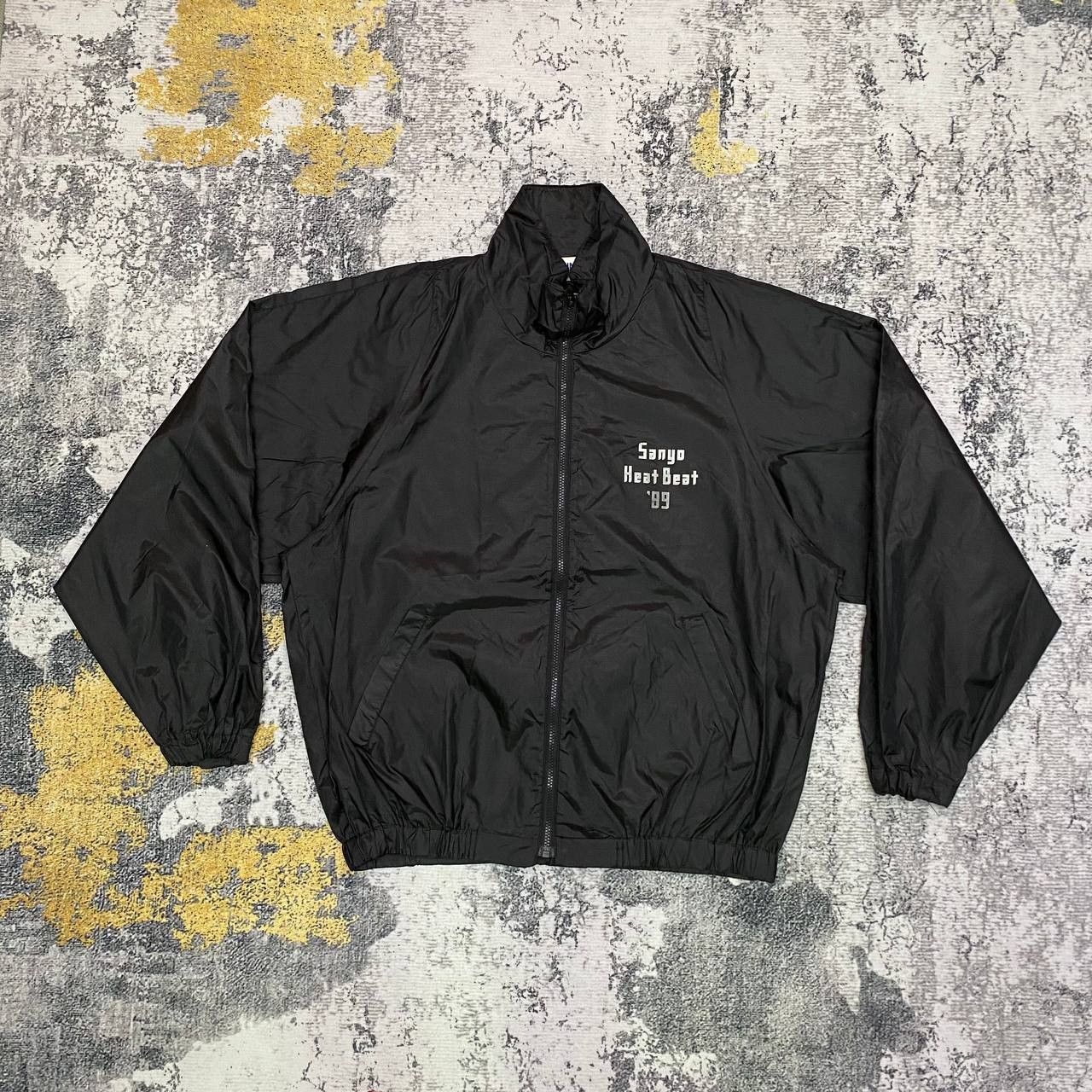 Bon Jovi × Sanyo × Vintage Z185 Vintage 80s Bon Jovi Sanyo Heat Beat 89 Windbreaker Size US M / EU 48-50 / 2 - 2 Thumbnail