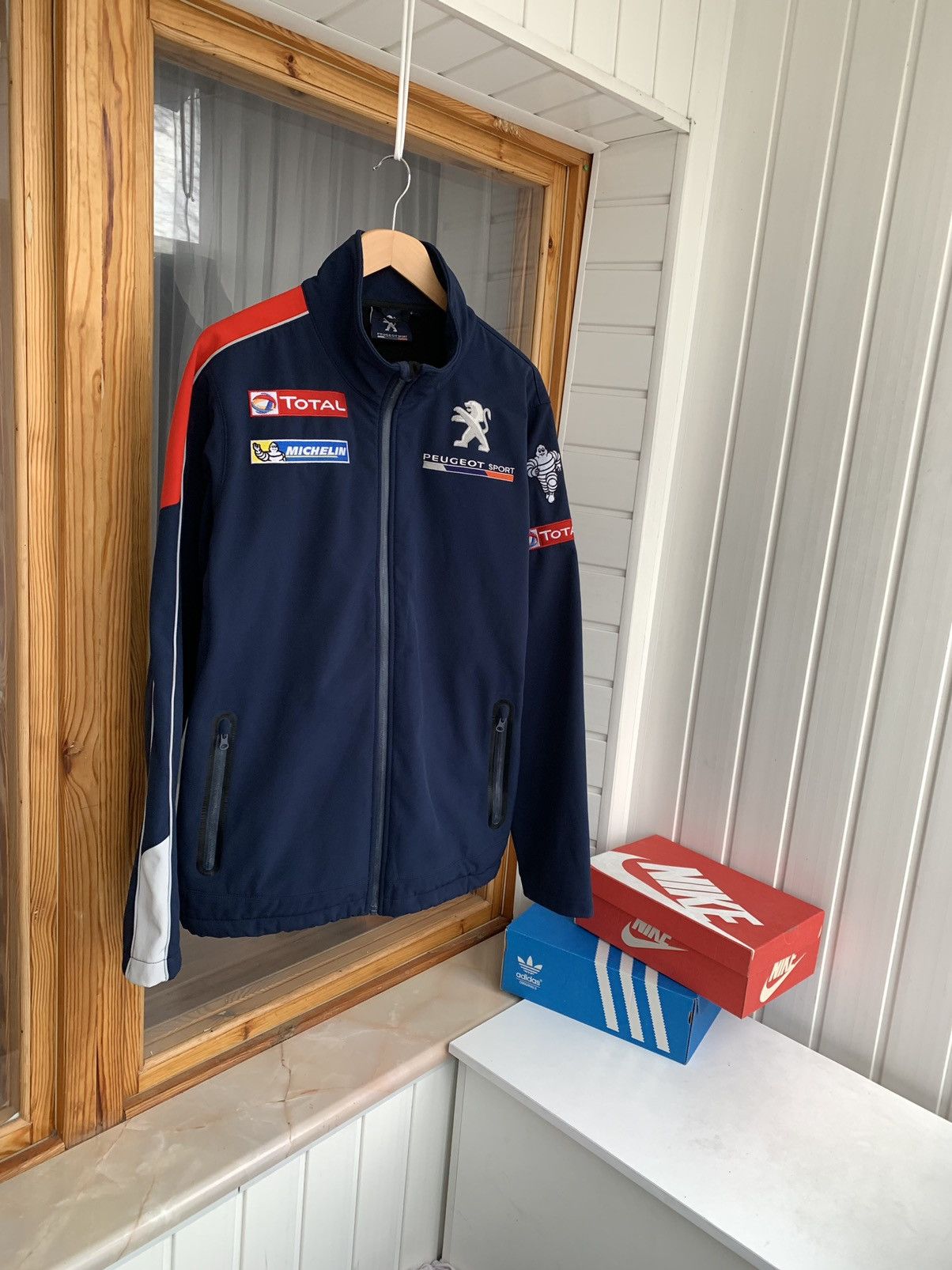 Vintage Peugeot Softshell Racing Jacket Michelin | Grailed