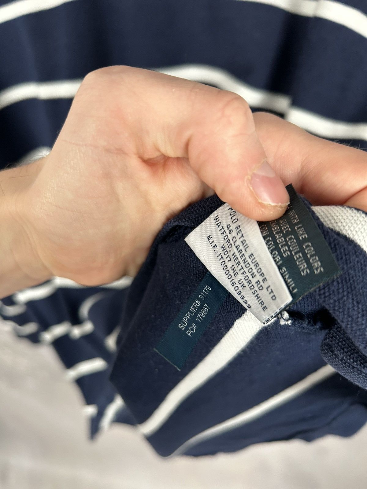 Polo Ralph Lauren Polo Ralph Lauren Stripped Longsleeve Logo Retro Size US XL / EU 56 / 4 - 6 Thumbnail