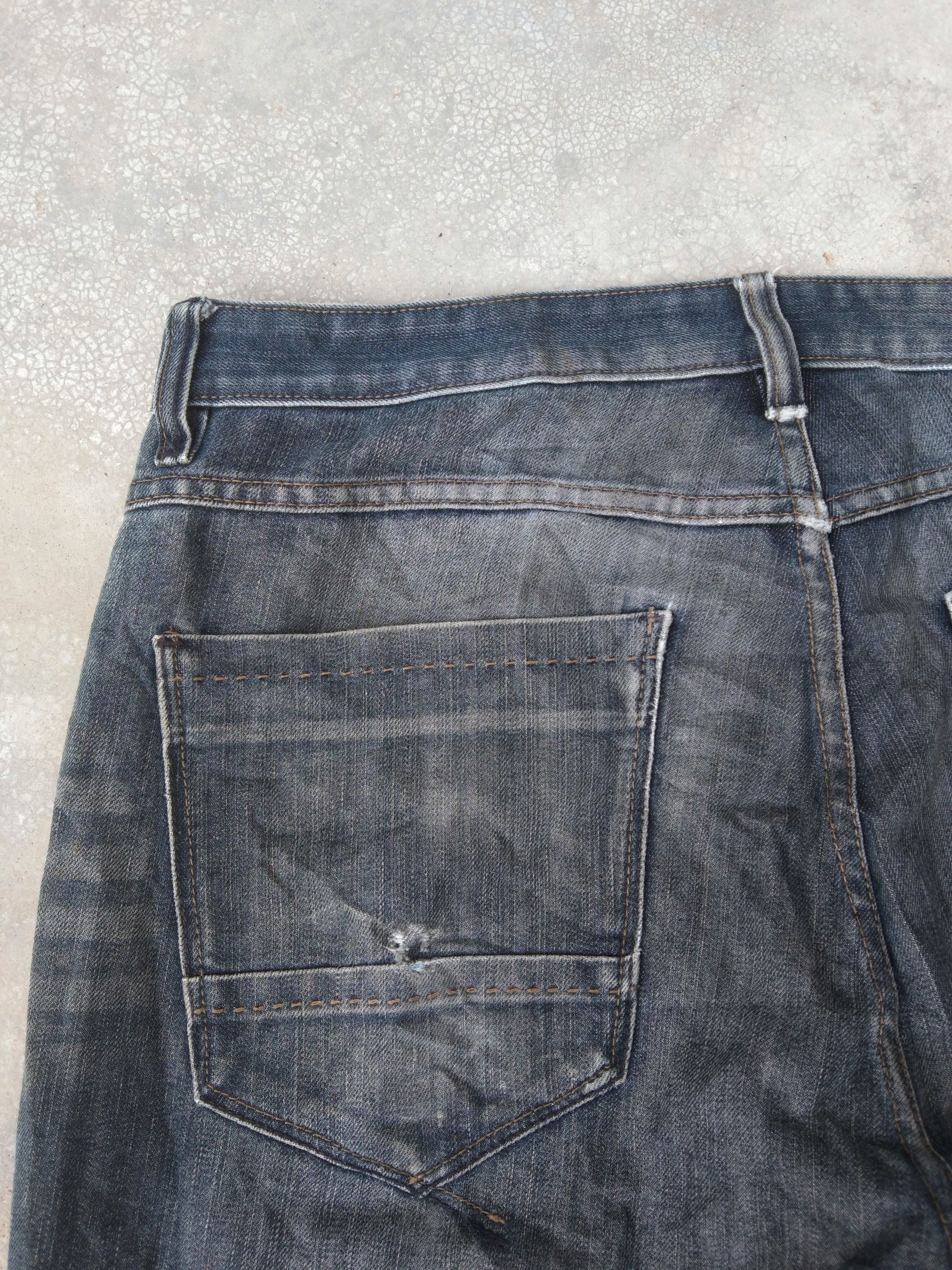 Jean × NEXT × Vintage Next Distressed Jeans 36x31 Size US 36 / EU 52 - 4 Thumbnail