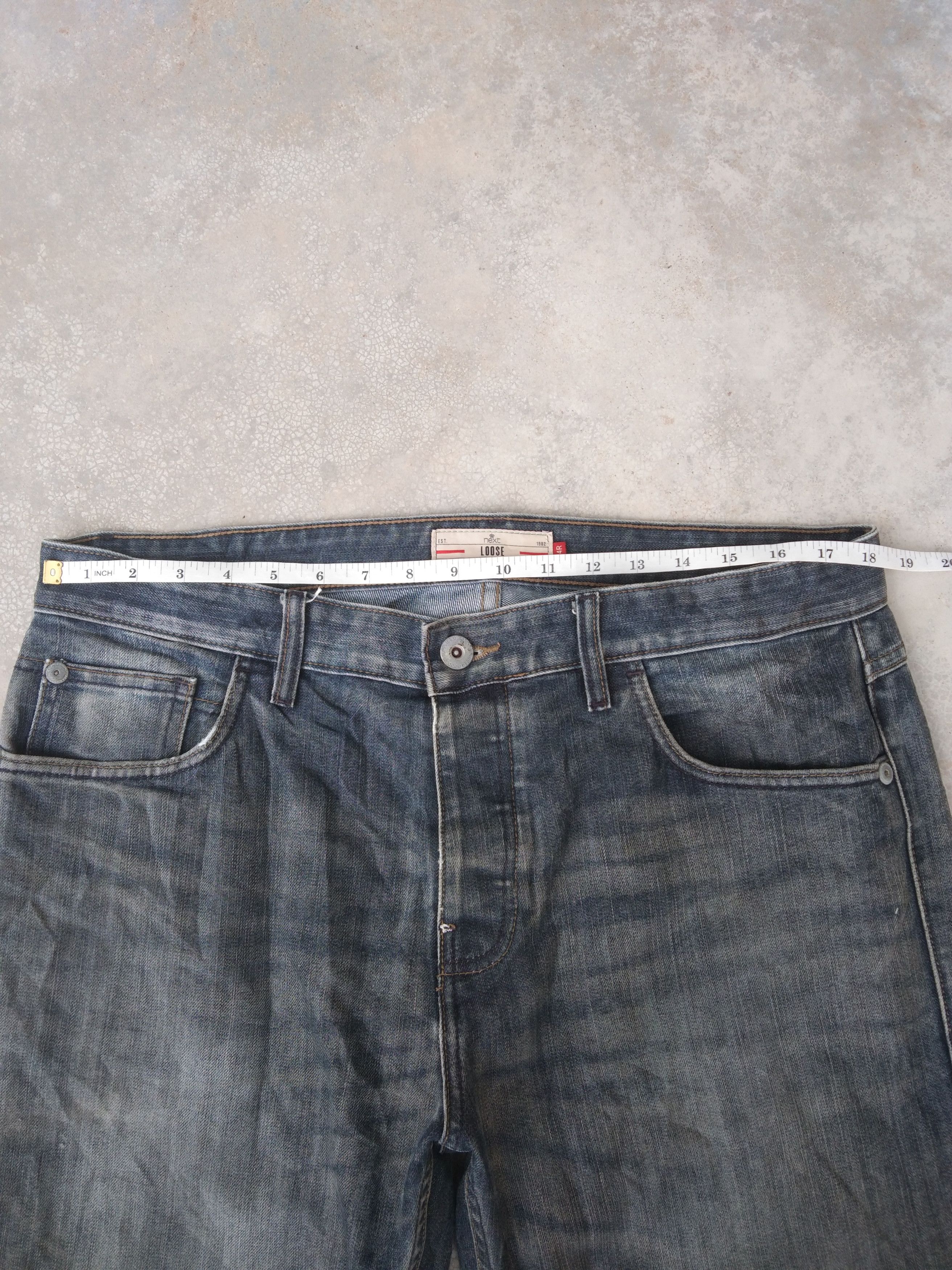 Jean × NEXT × Vintage Next Distressed Jeans 36x31 Size US 36 / EU 52 - 7 Thumbnail