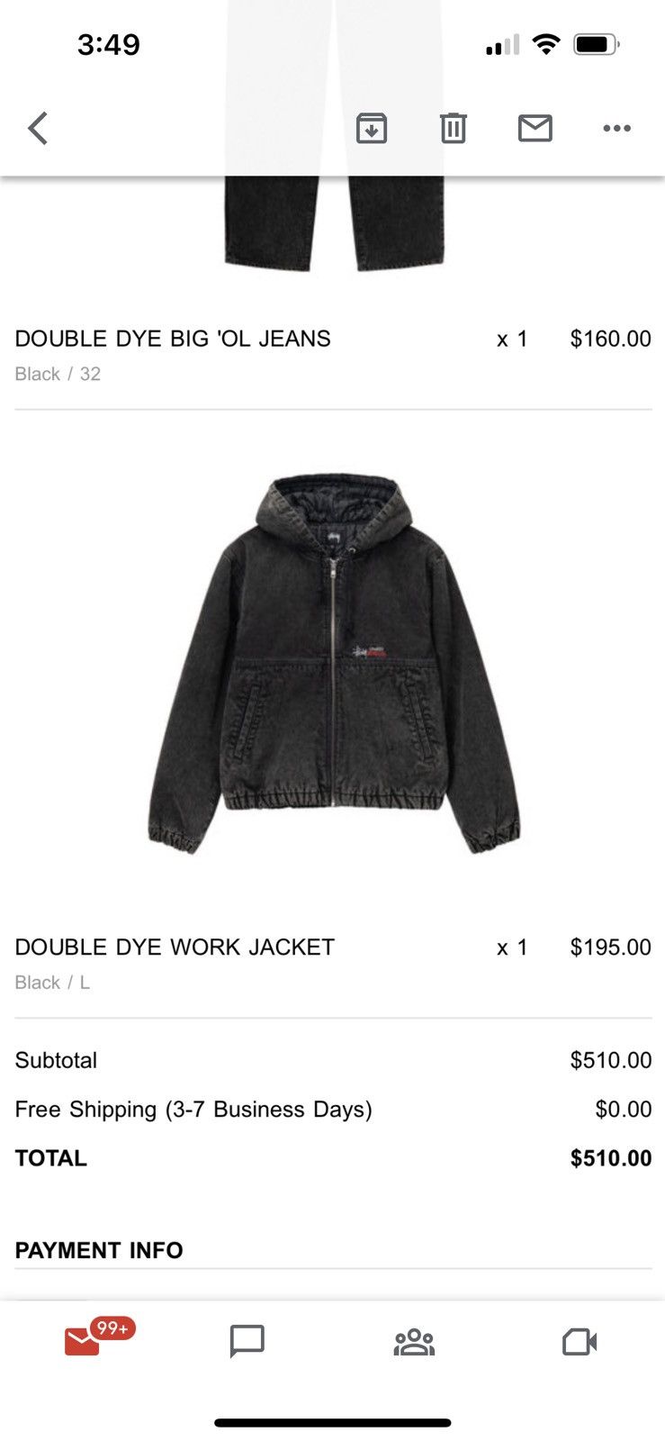 Stussy Stussy Black Double Dye Work Jacket | Grailed Stussy Stussy Black Double Dye Work Jacket | Grailed