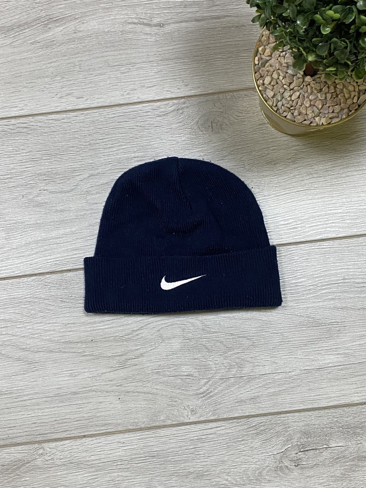 Nike Nike vintage 1990s casual swoosh beanie hat Size ONE SIZE - 1 Thumbnail