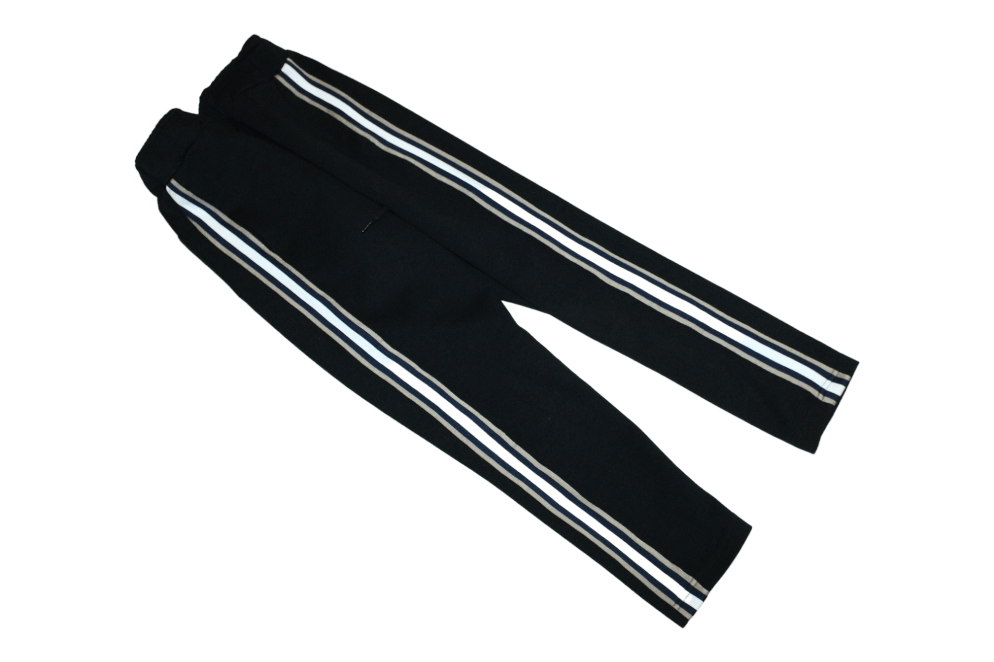 In The Attic Y2K🔥 GROWTH BY GRAIL stripe taped cropped sweatpants Size US 30 / EU 46 - 8 Thumbnail