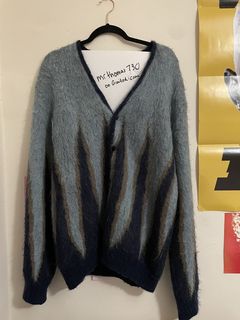 Needles Mohair Cardigan Flame | Grailed