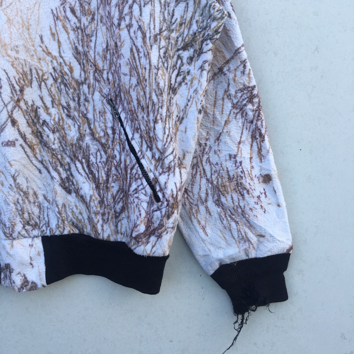 Japanese Brand Distressed WFS Winter Camo All Over Printed Hoodies Size US XXL / EU 58 / 5 - 6 Thumbnail