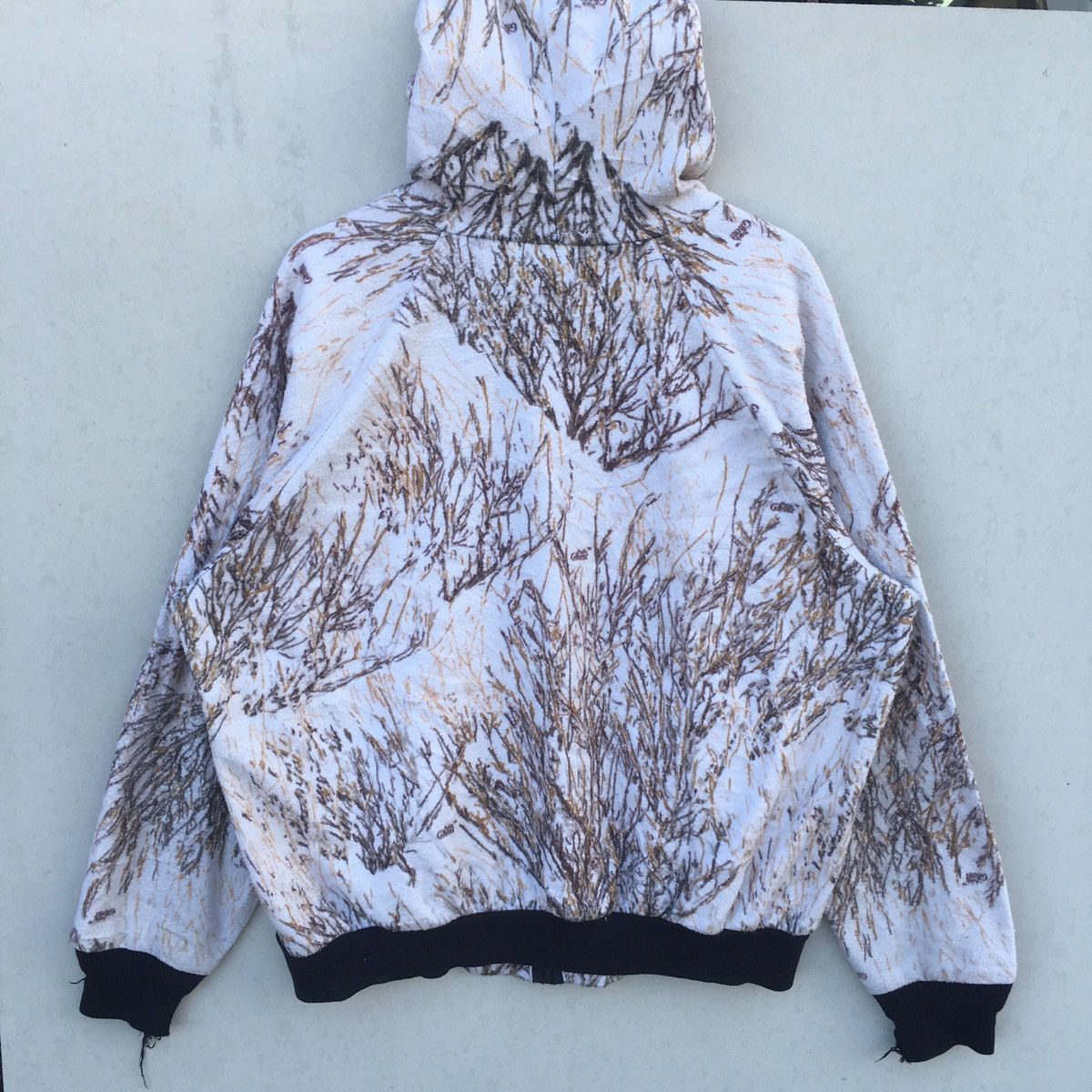 Japanese Brand Distressed WFS Winter Camo All Over Printed Hoodies Size US XXL / EU 58 / 5 - 9 Thumbnail