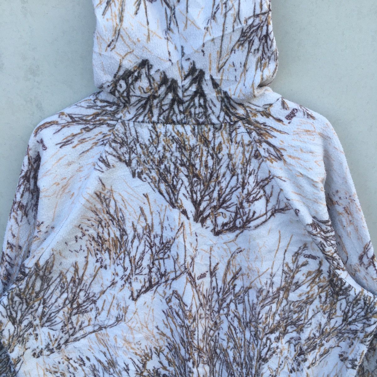 Japanese Brand Distressed WFS Winter Camo All Over Printed Hoodies Size US XXL / EU 58 / 5 - 10 Thumbnail