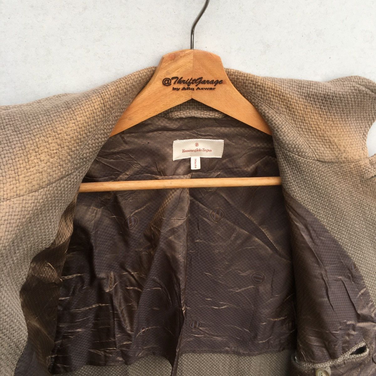 Ermenegildo Zegna Custom Ermenegildo Zegna Bleach Jacket Made in Italy Size US S / EU 44-46 / 1 - 10 Thumbnail