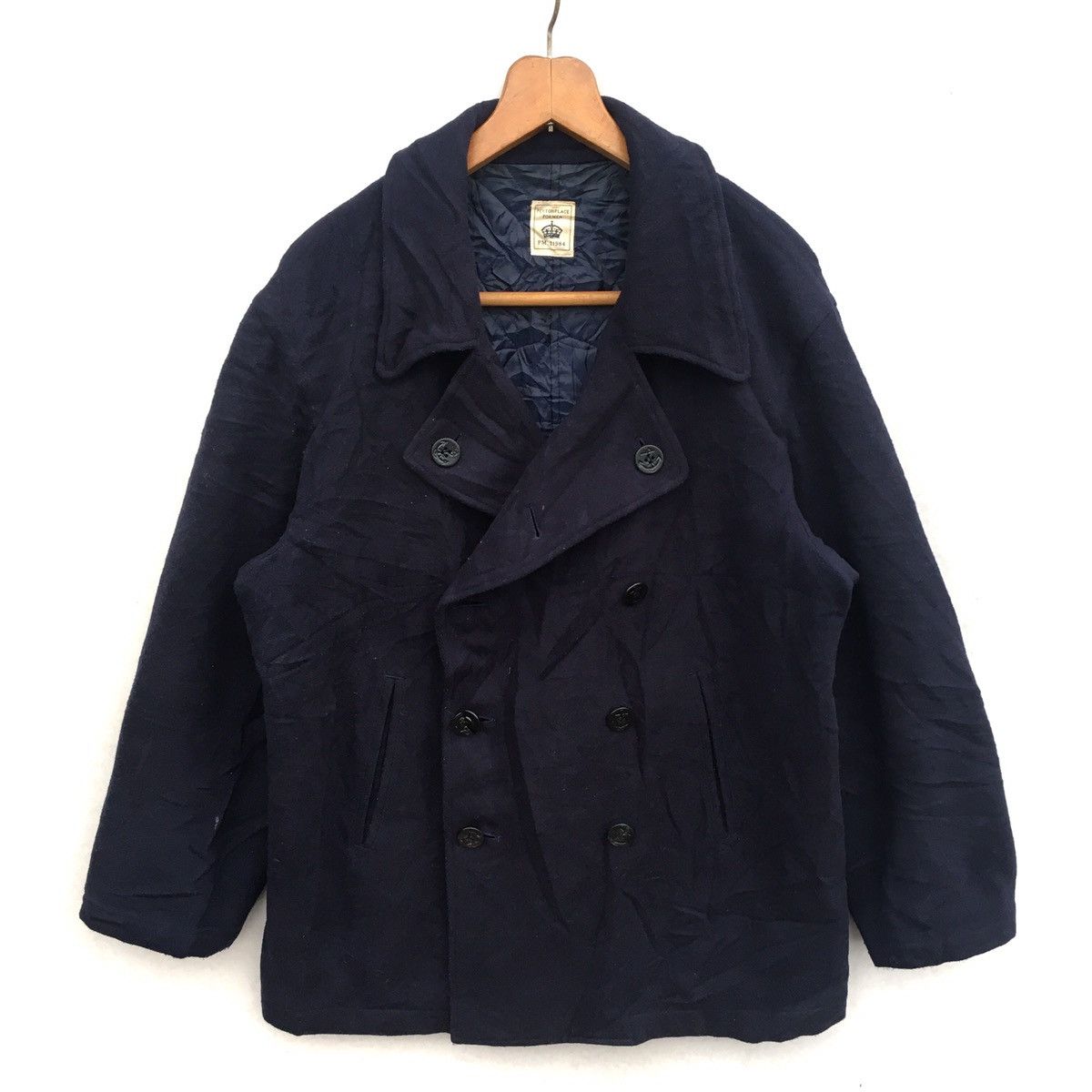 PPFM × Vintage Vtg Peyton Place For Men PPFM Double Breast Wool Coat Size US XL / EU 56 / 4 - 11 Thumbnail