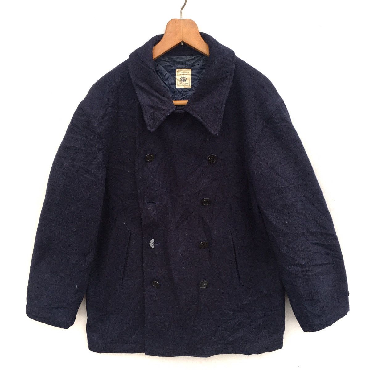 PPFM × Vintage Vtg Peyton Place For Men PPFM Double Breast Wool Coat Size US XL / EU 56 / 4 - 1 Thumbnail