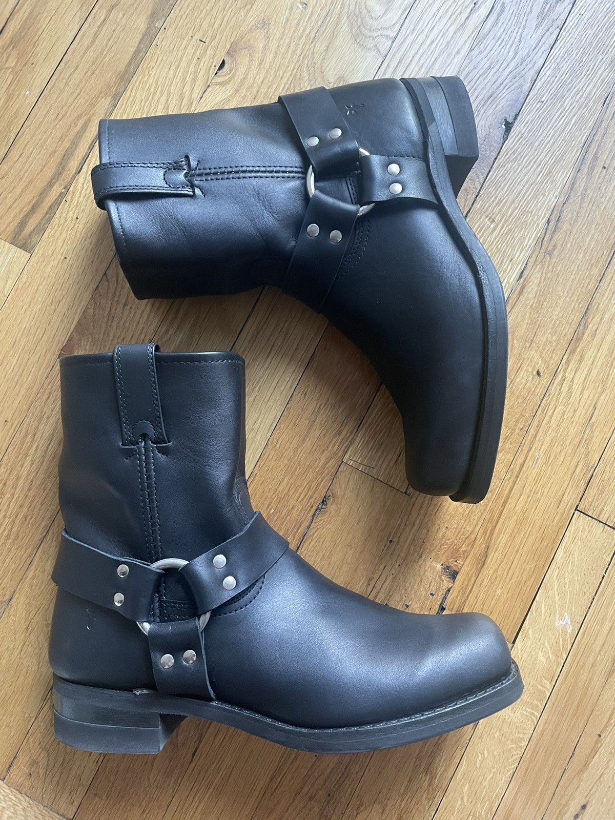 image of Frye Harness 8R Boots Black 11, Men's