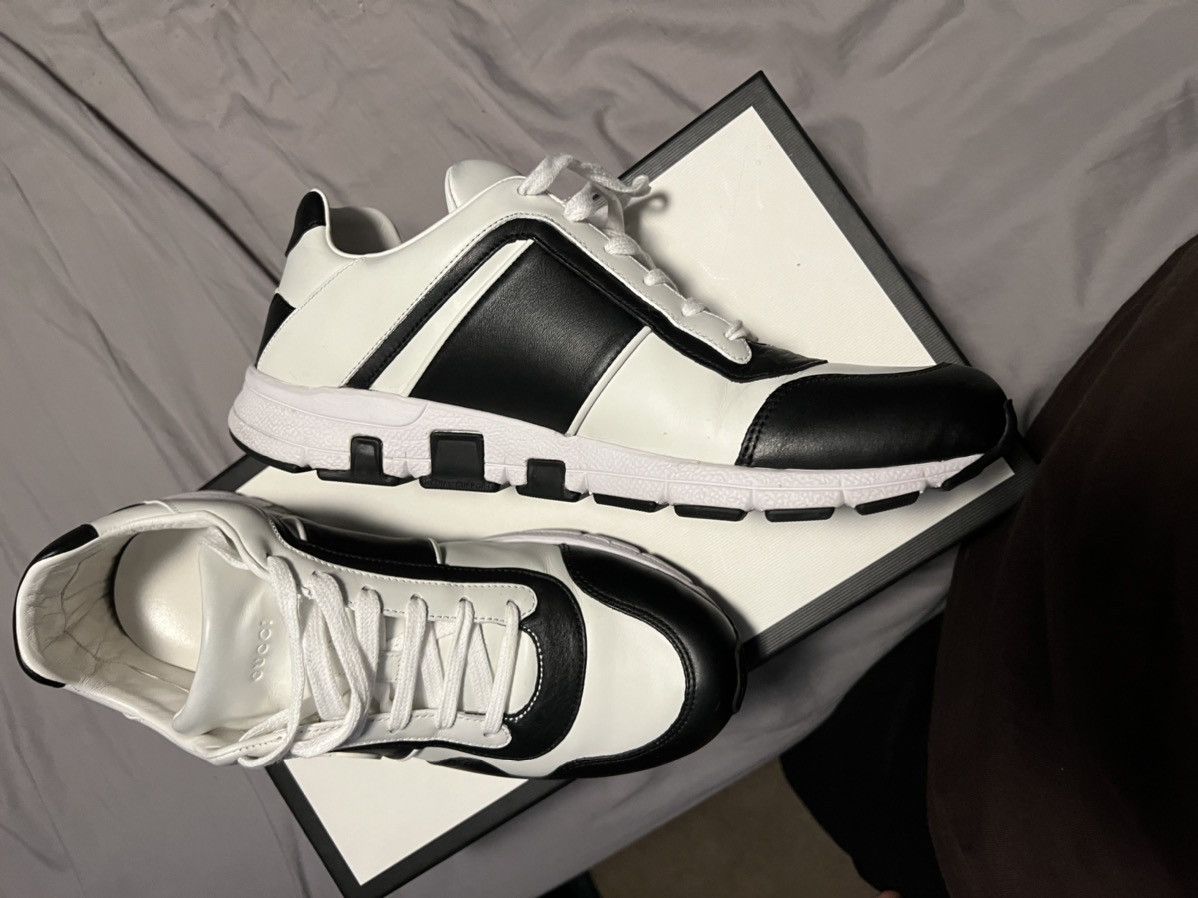Gucci Black and White Gucci Shoes Size US 9.5 / EU 42-43 - 9 Thumbnail