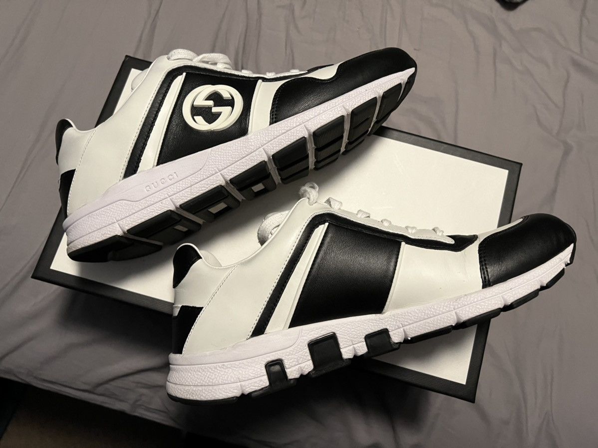 Gucci Black and White Gucci Shoes Size US 9.5 / EU 42-43 - 2 Thumbnail