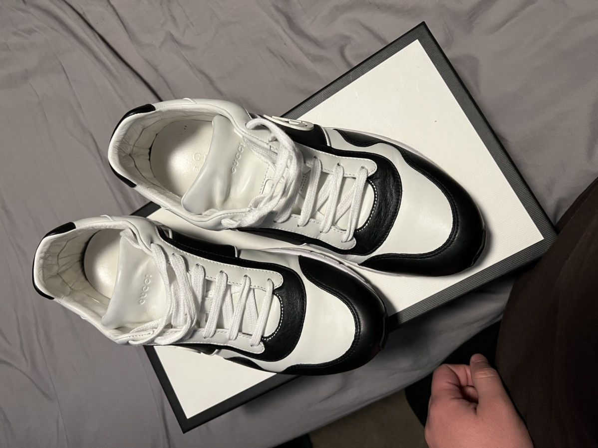 Gucci Black and White Gucci Shoes Size US 9.5 / EU 42-43 - 10 Thumbnail