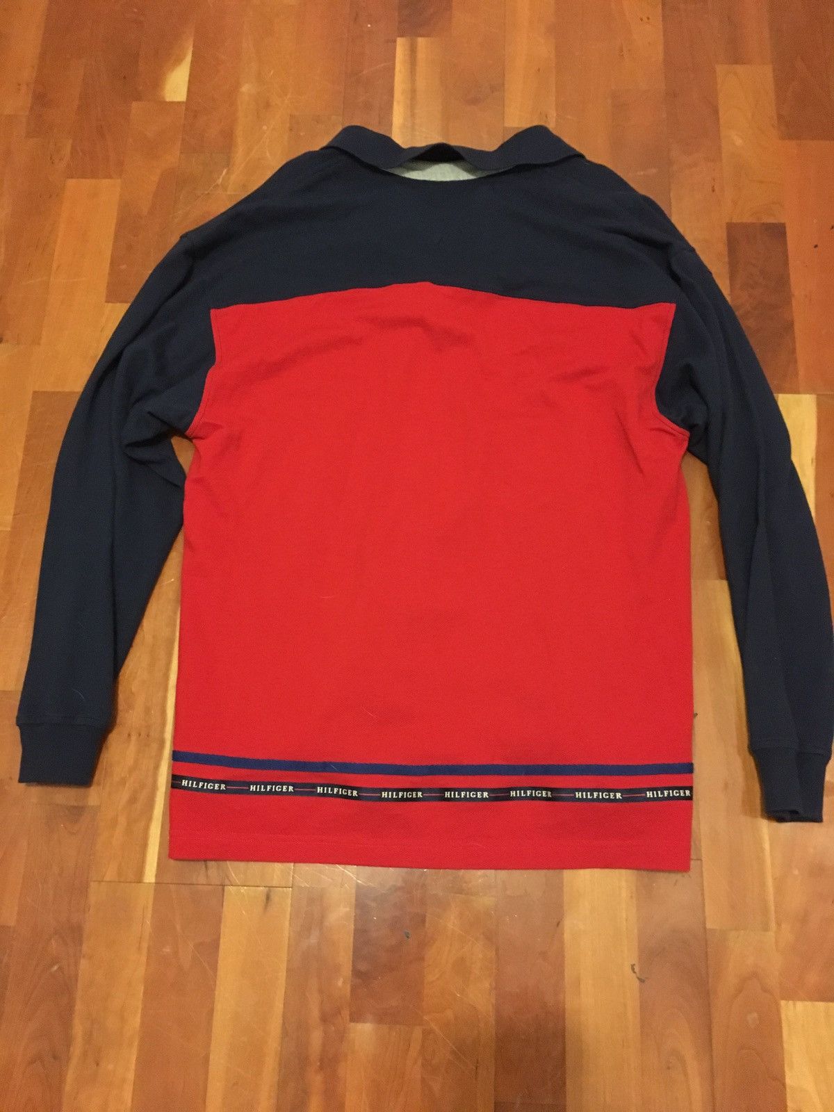 Tommy Hilfiger × Vintage Vintage Tommy Hilfiger Long Sleeve Shirt Size US L / EU 52-54 / 3 - 2 Thumbnail