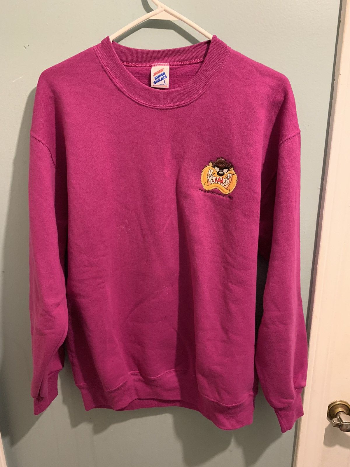 Vintage × Warner Bros Vintage Taz sweater Size US L / EU 52-54 / 3 - 2 Thumbnail