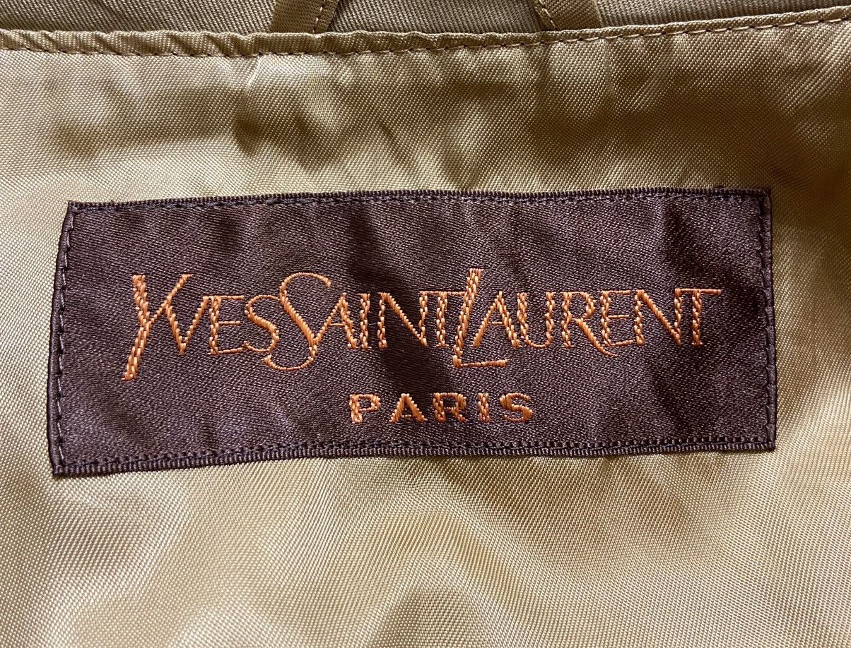 Yves Saint Laurent Yves Saint Lauren single breasted trench coat Size M / US 6-8 / IT 42-44 - 8 Thumbnail