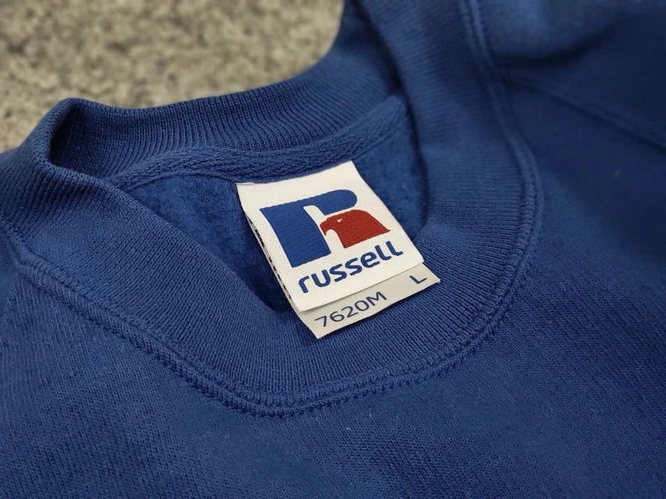 Russell Athletic Vintage 90s Russell Sun Faded "Anarchy" Crewneck Sweatshirt Size US XL / EU 56 / 4 - 9 Thumbnail