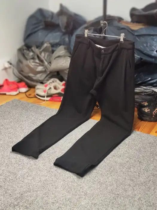 Carhartt Carhartt Wip Nevada Chino Black Wool Pants Patch Logo Size US 34 / EU 50 - 10 Thumbnail