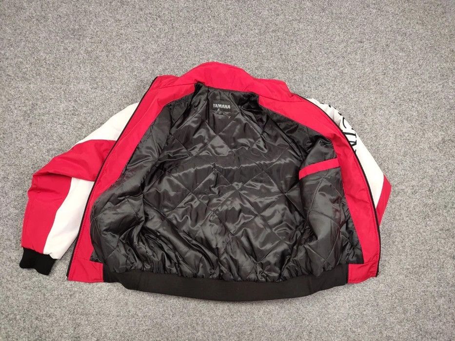 Yamaha Vintage 90's Yamaha Racing red logo padded Casual Jacket Size US L / EU 52-54 / 3 - 8 Thumbnail