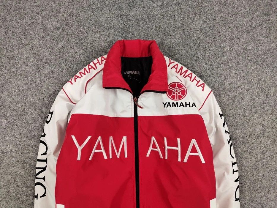 Yamaha Vintage 90's Yamaha Racing red logo padded Casual Jacket Size US L / EU 52-54 / 3 - 3 Thumbnail
