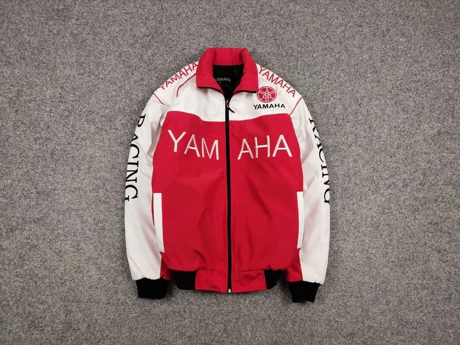 Vintage 90's Yamaha Racing red logo padded Casual Jacket